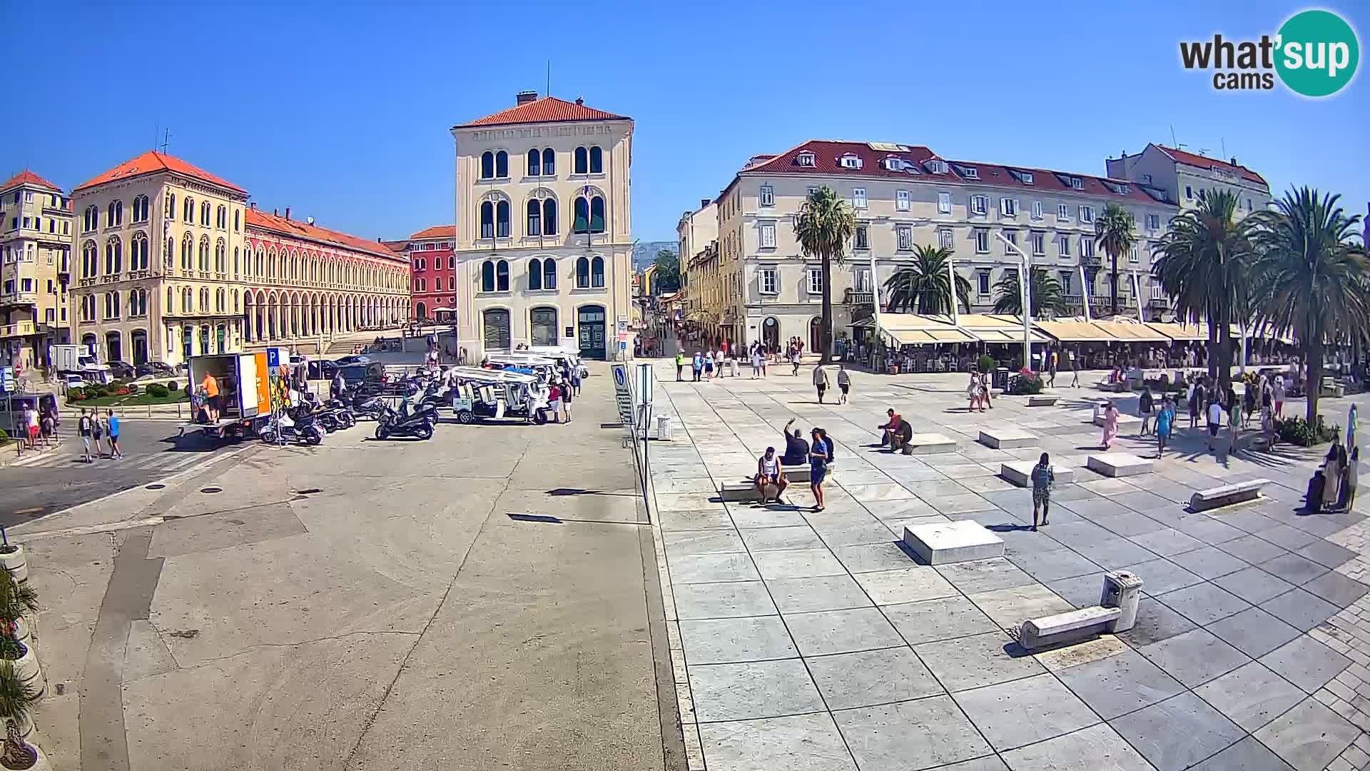 Webcam Spalato Riva – Prokurative | Piazza della Republika