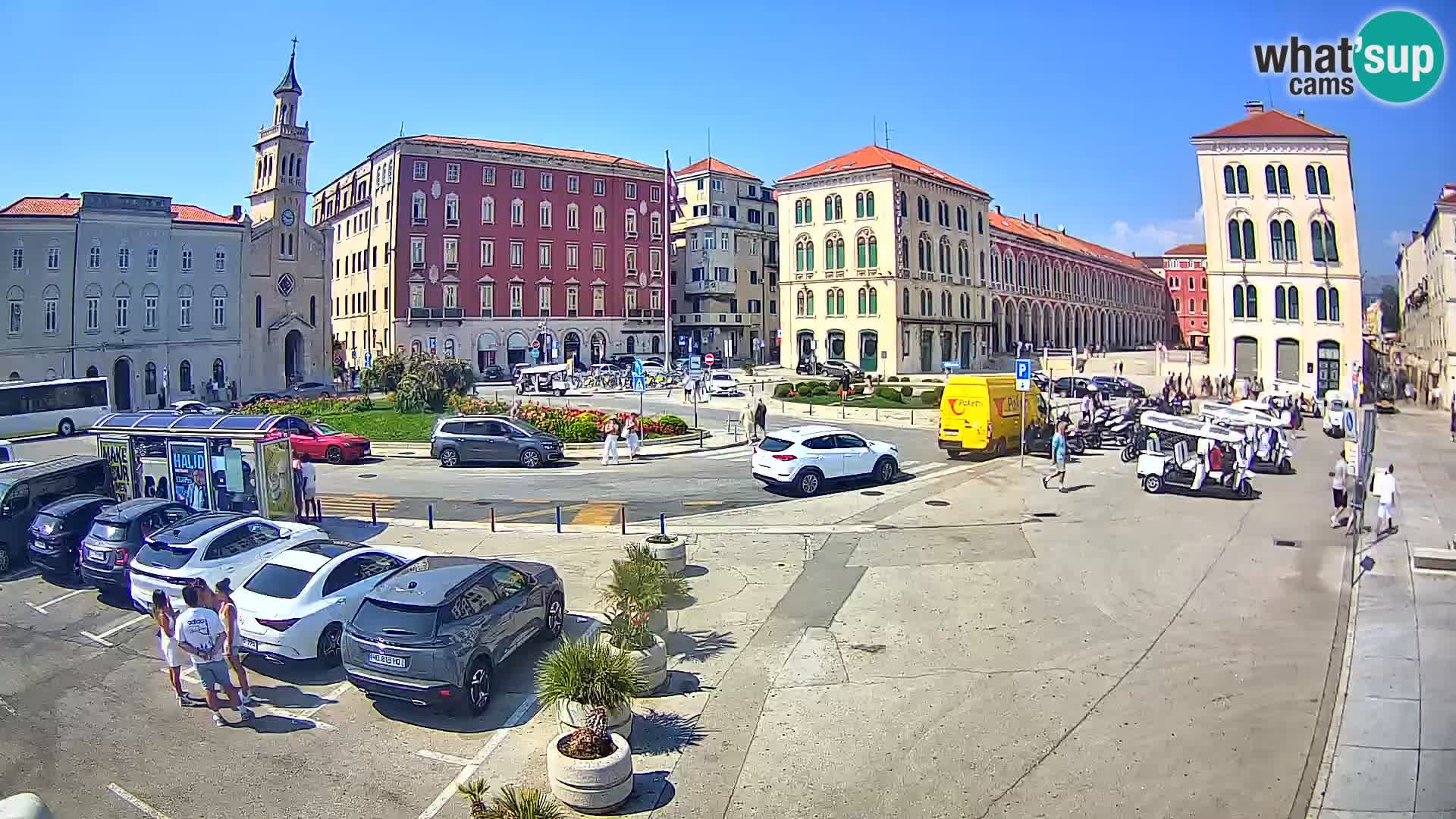 Webcam Split Riva – Prokurative | Trg Republike