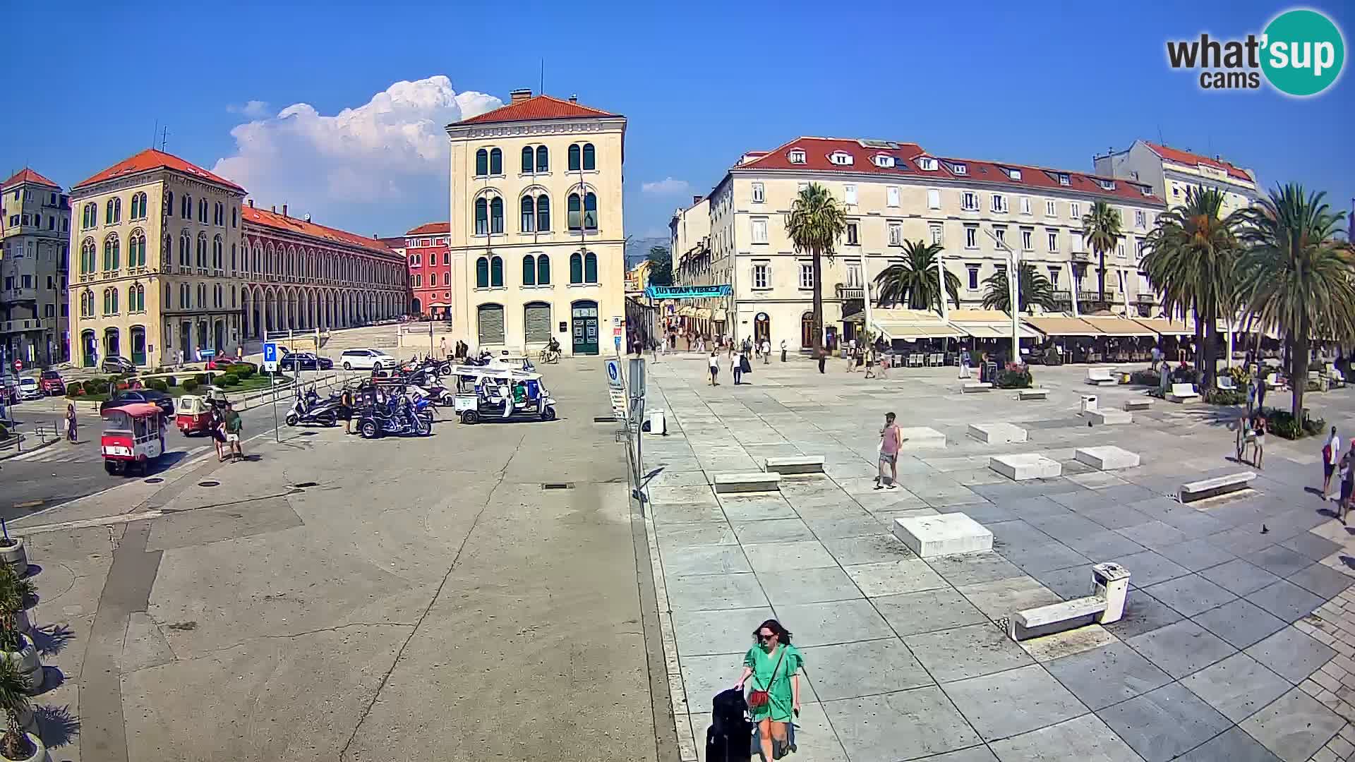 Webcam Split Riva – Prokurative | Trg Republike