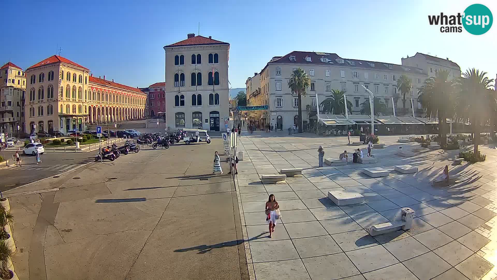 Webcam Split Riva – Prokurative | Trg Republike