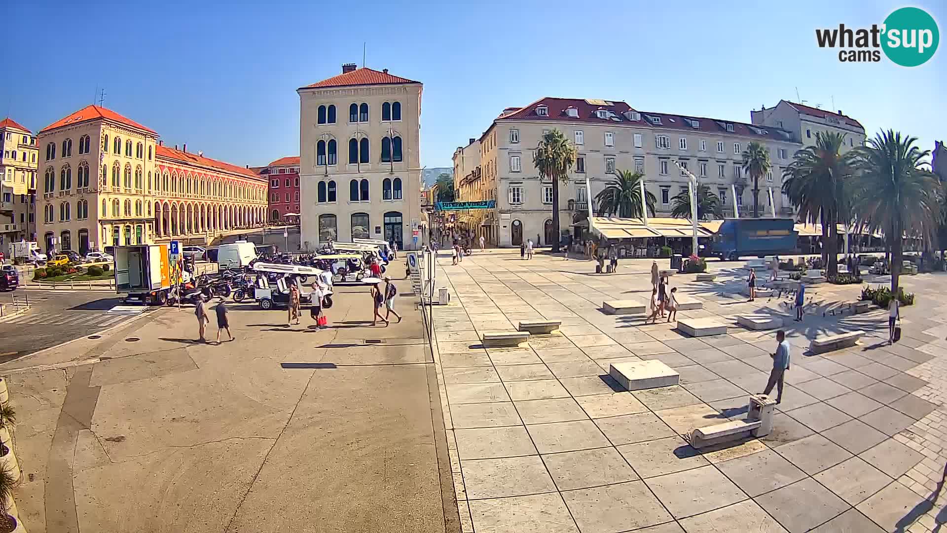 Webcam Split Riva – Prokurative | Trg Republike