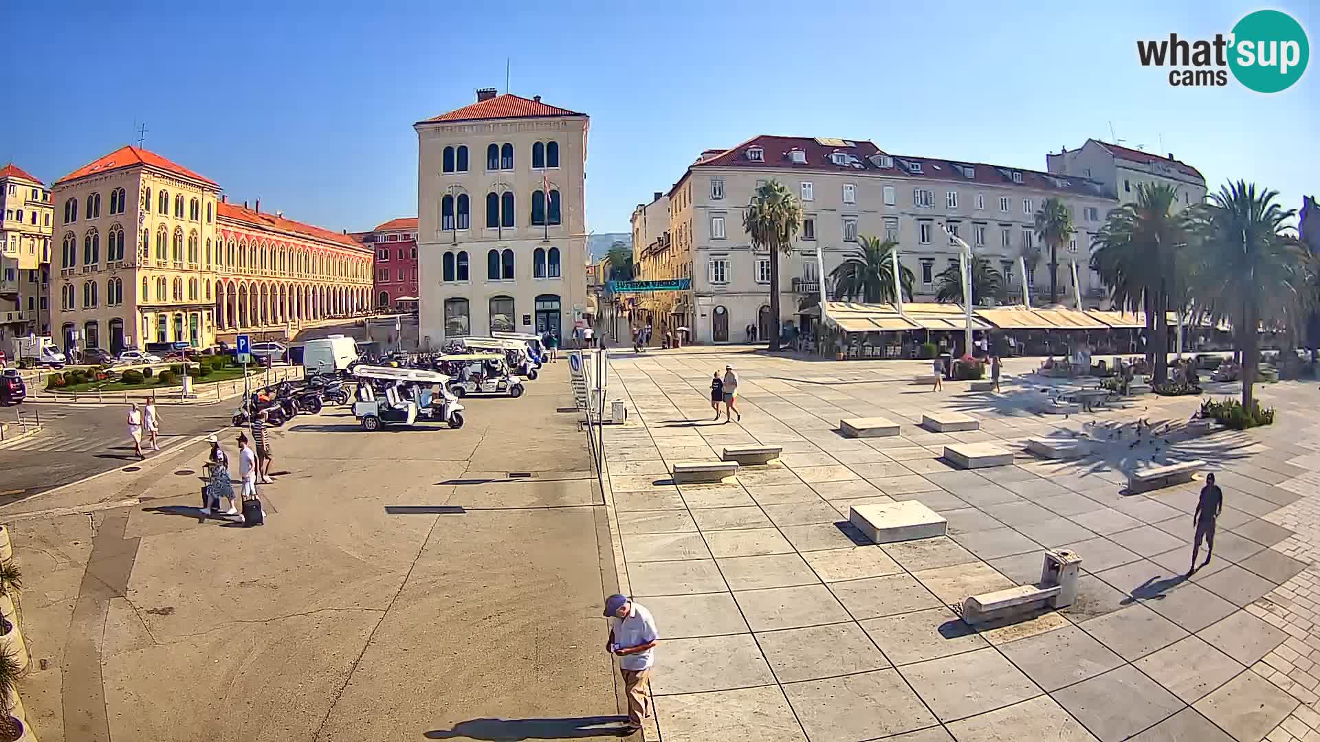Webcam Split Riva – Prokurative | Trg Republike