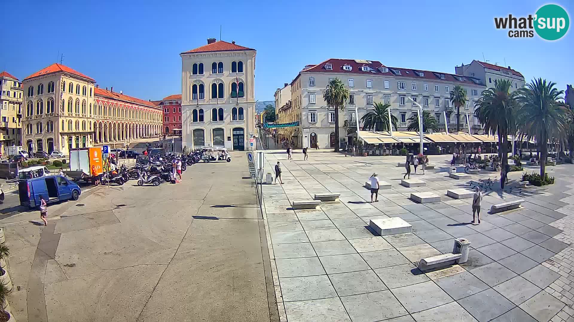 Webcam Split Riva – Prokurative | Trg Republike