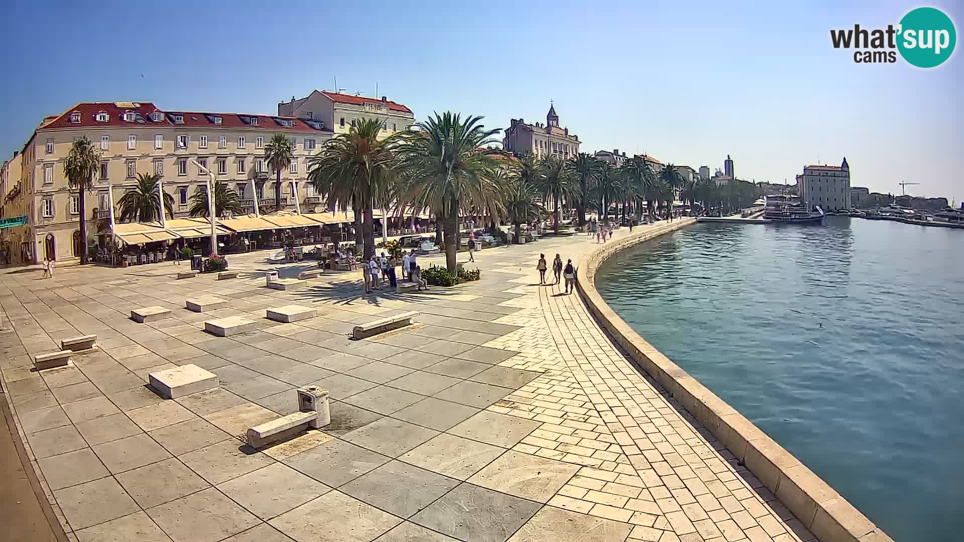 Webcam Split Riva – Prokurative | Trg Republike