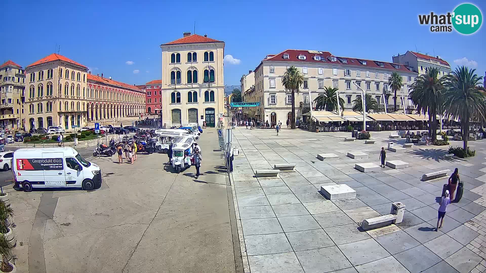 Webcam Split Riva – Prokurative | Trg Republike