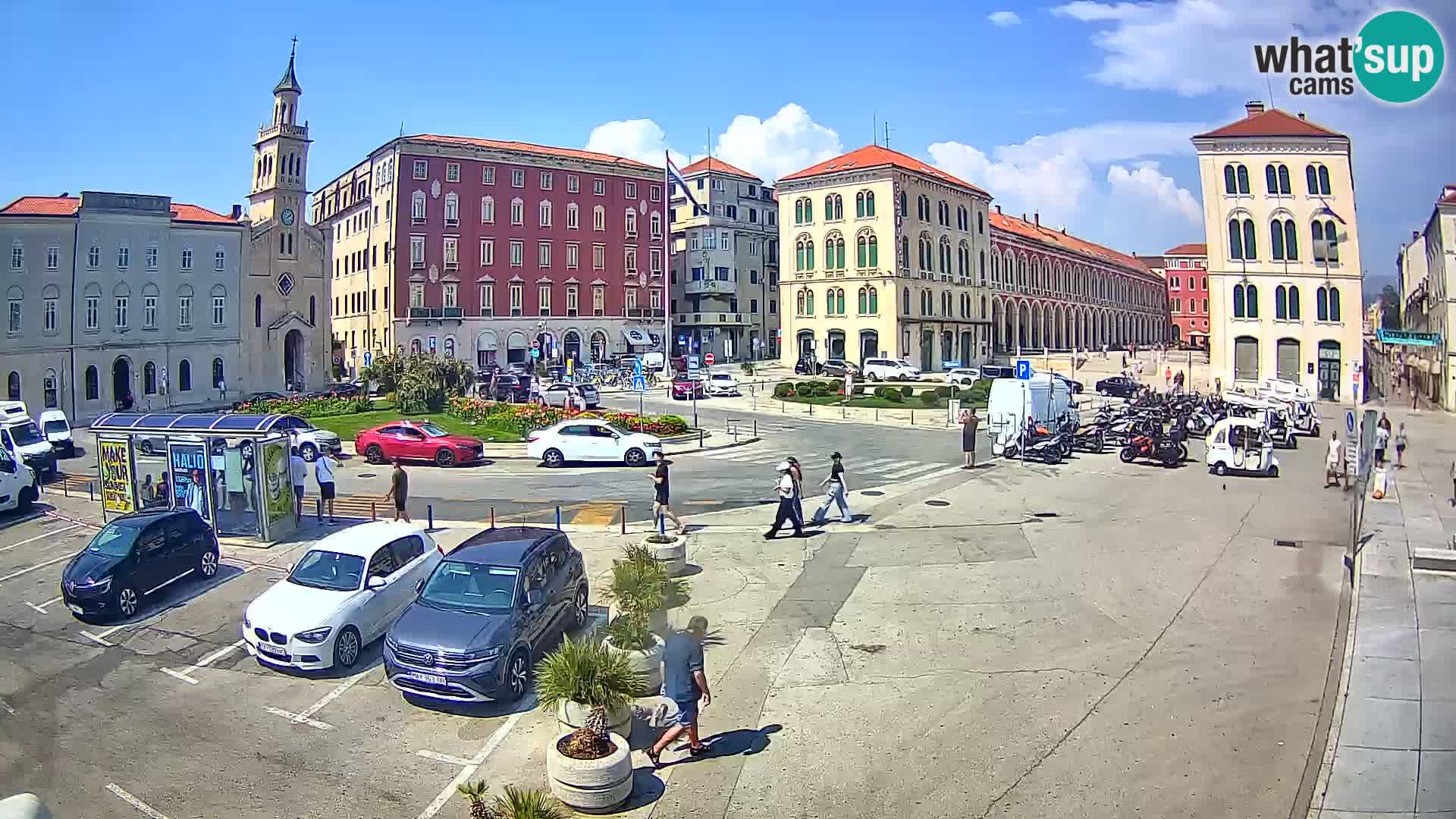 Webcam Split Riva – Prokurative | Trg Republike