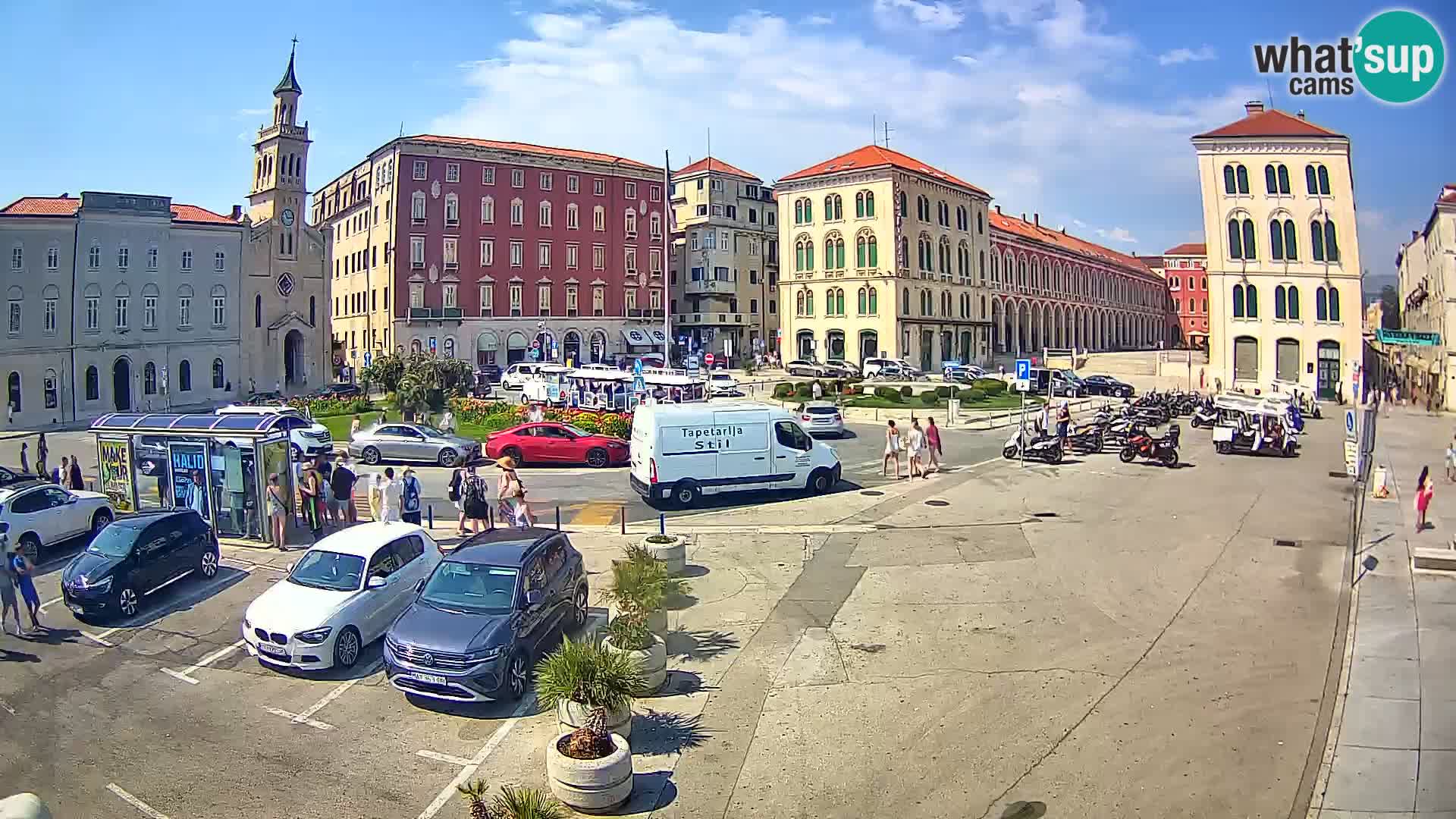 Webcam Split Riva – Prokurative | Trg Republike
