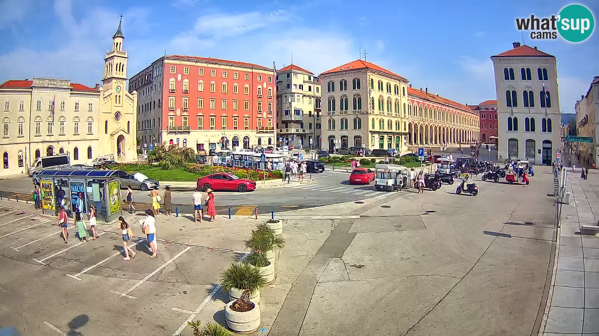 Webcam Split Riva – Prokurative | Trg Republike