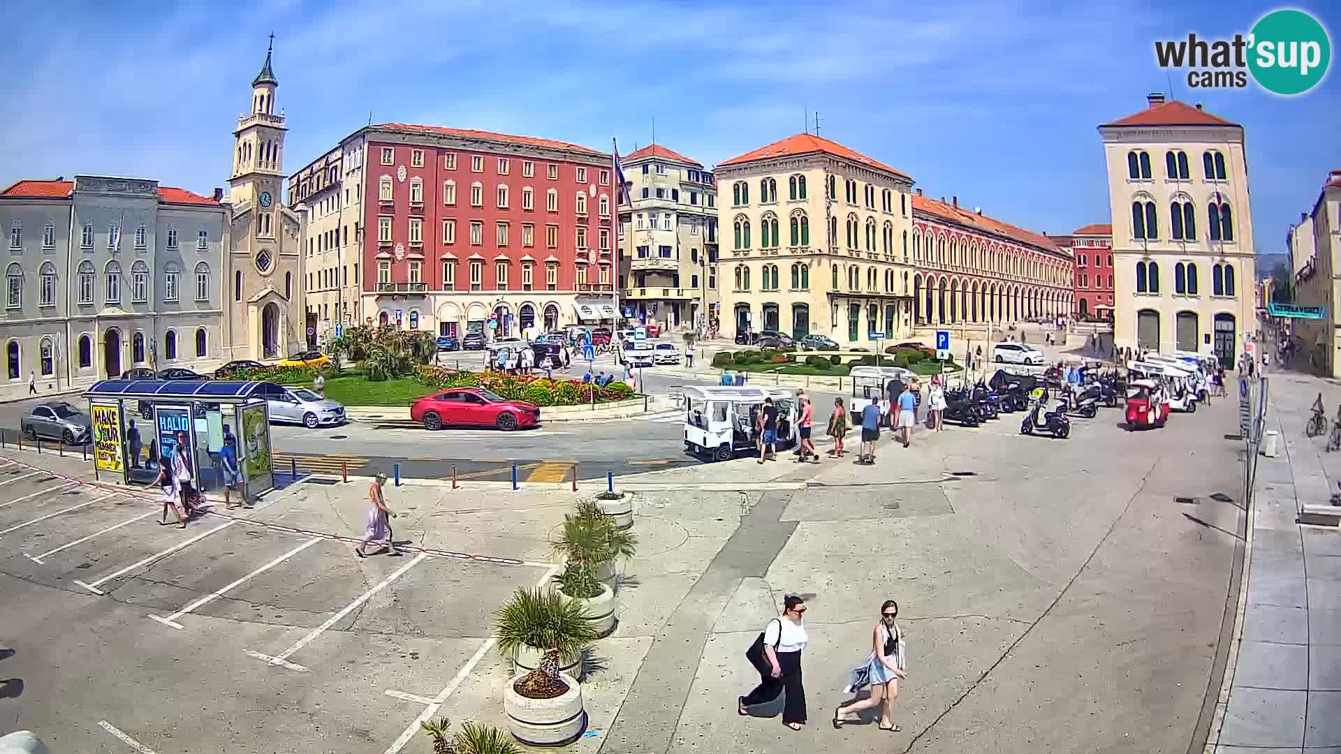 Webcam Split Riva – Prokurative | Trg Republike
