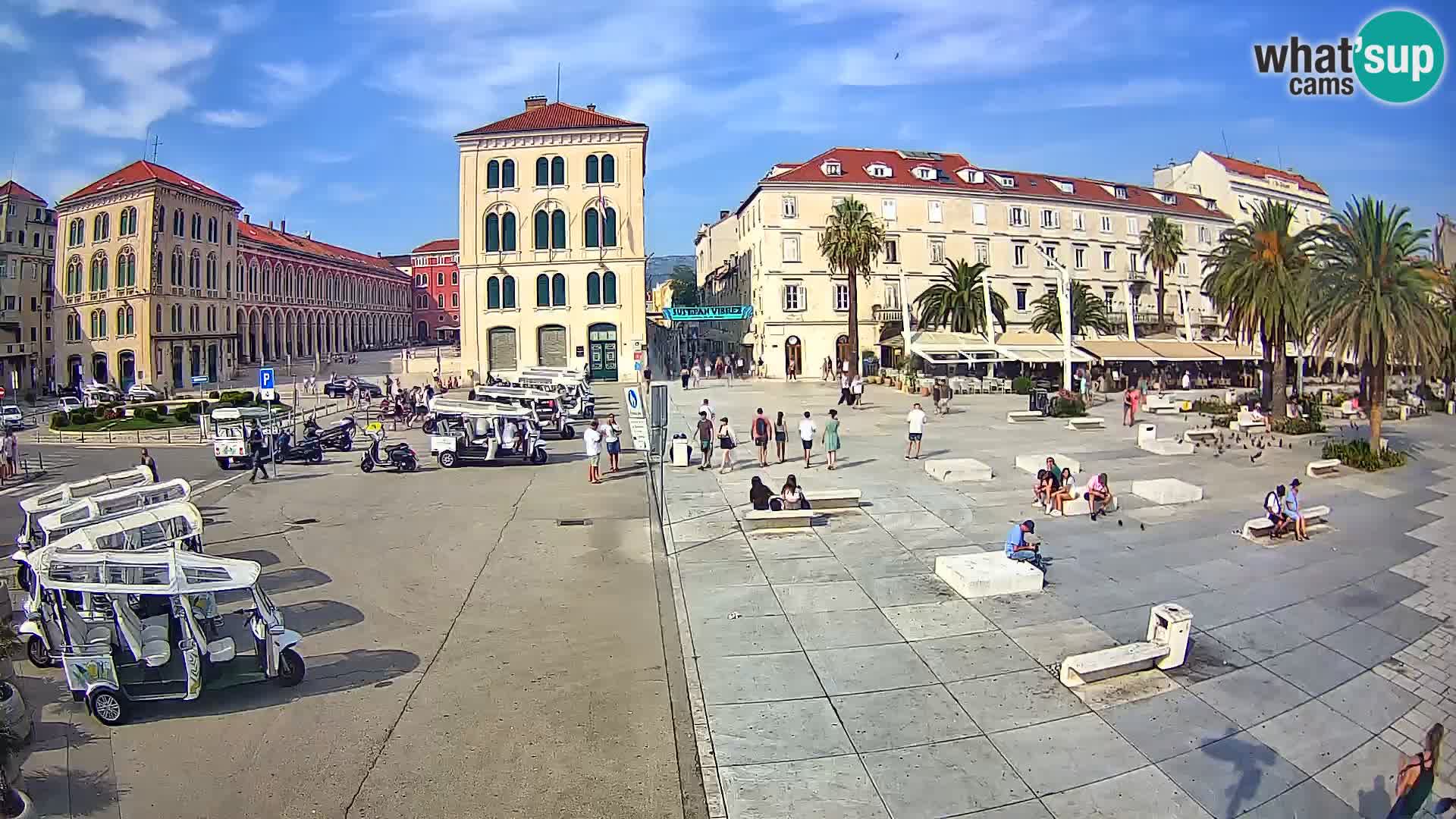 Webcam Split Riva – Prokurative | Trg Republike
