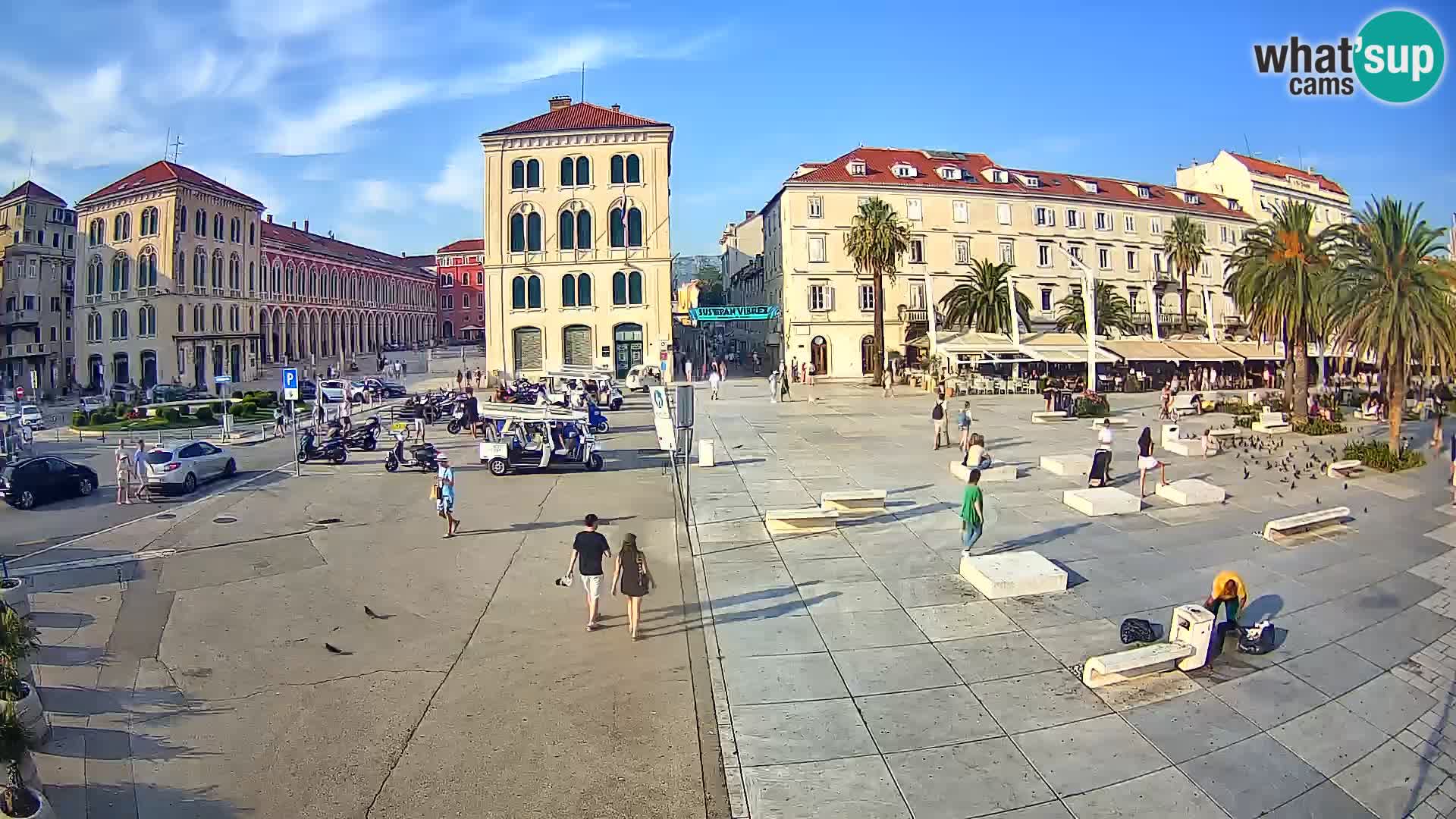 Webcam Split Riva – Prokurative | Trg Republike