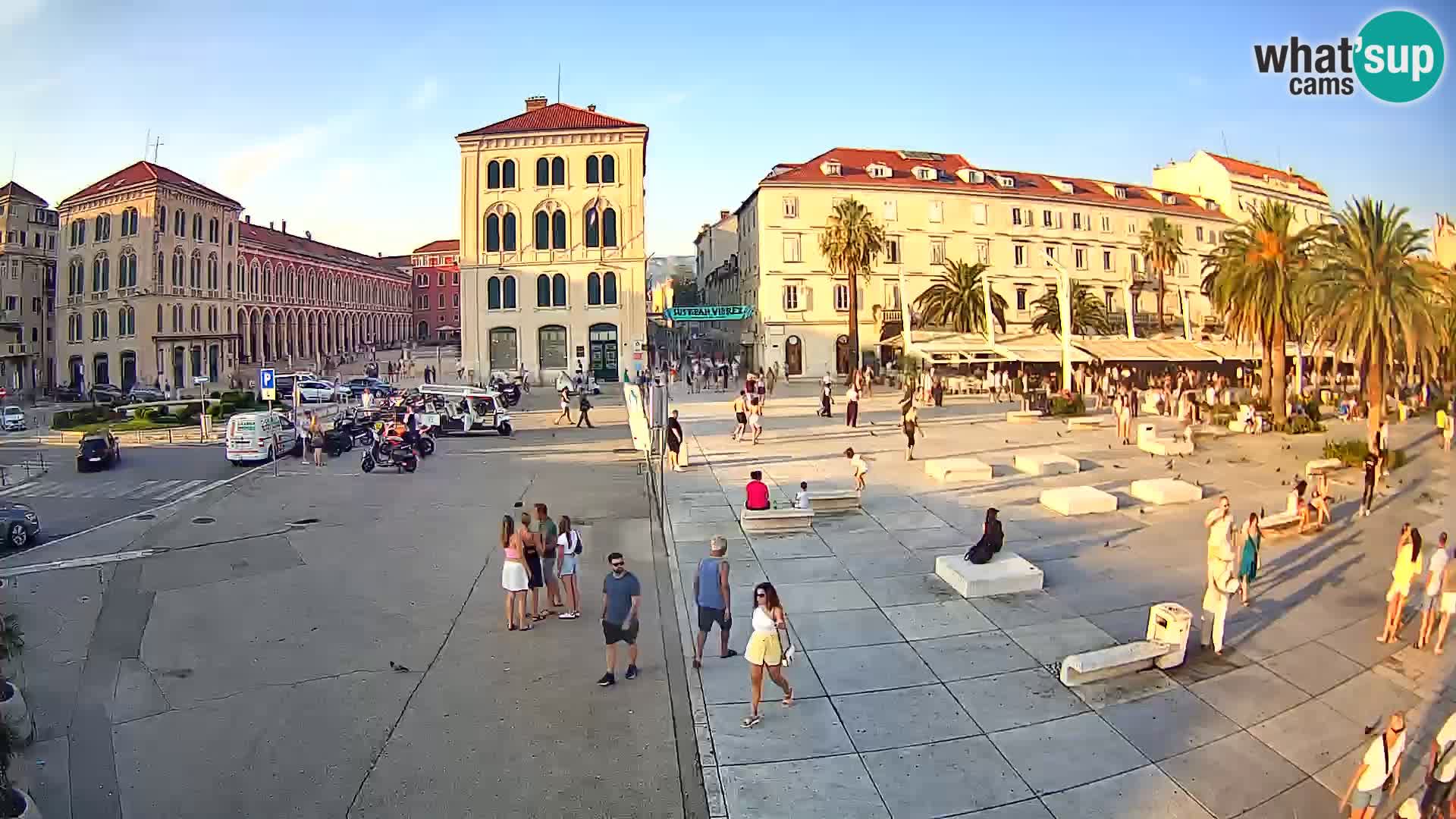 Webcam Spalato Riva – Prokurative | Piazza della Republika