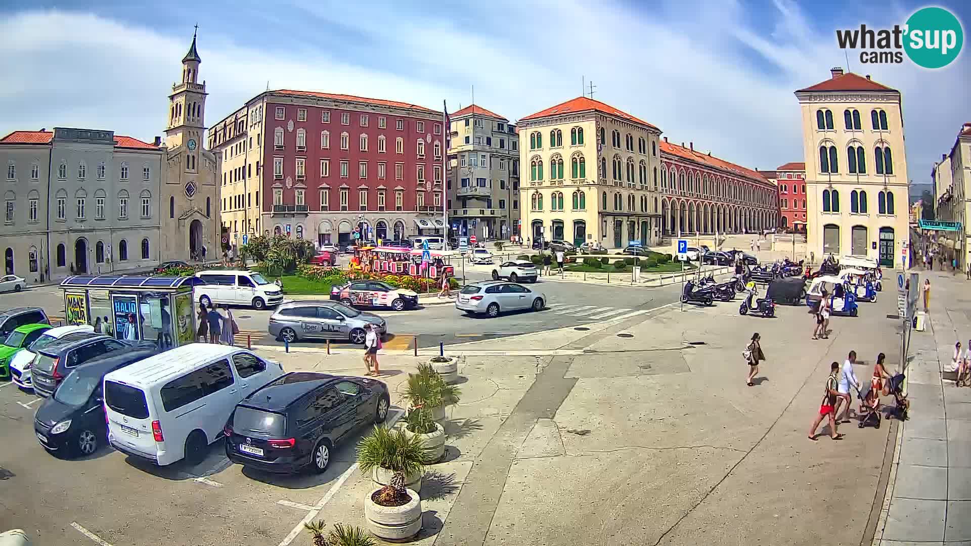 Webcam Split Riva – Prokurative | Trg Republike
