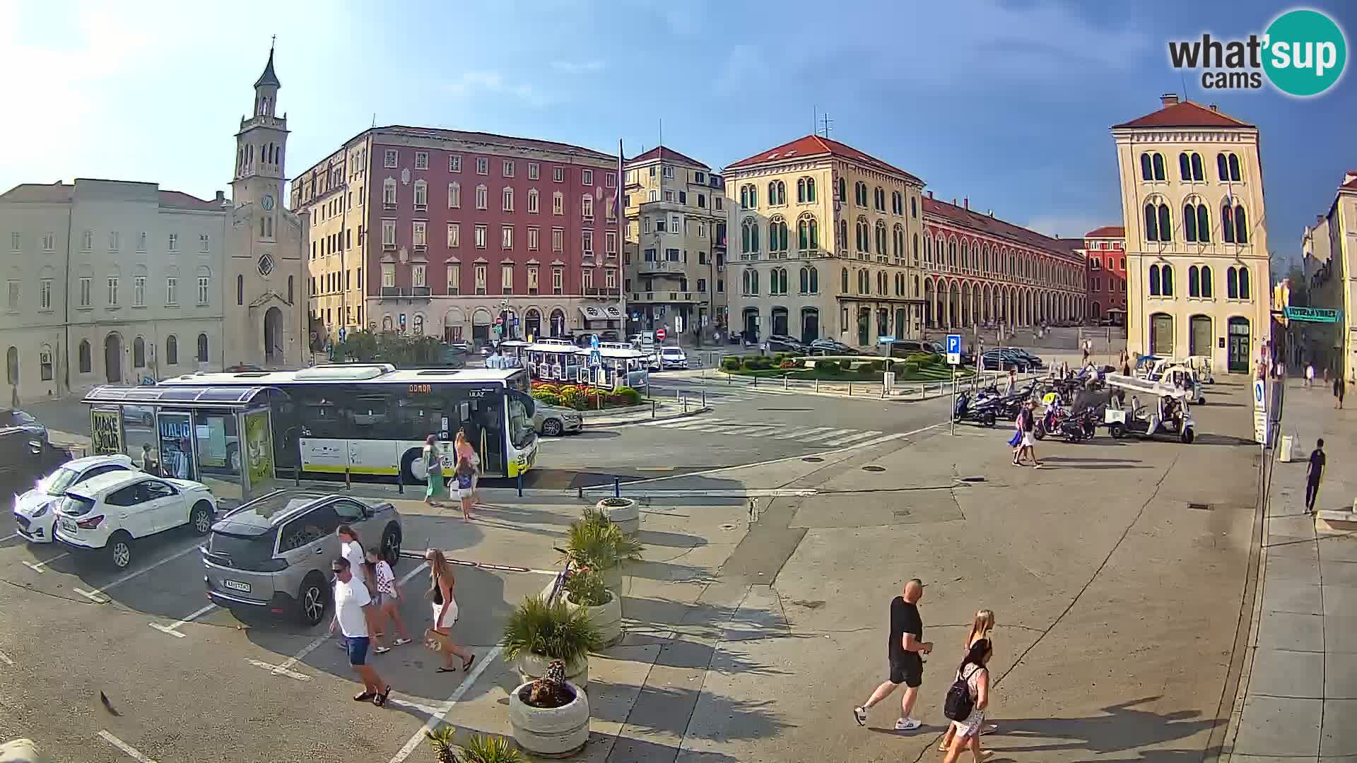 Webcam Split Riva – Prokurative | Trg Republike