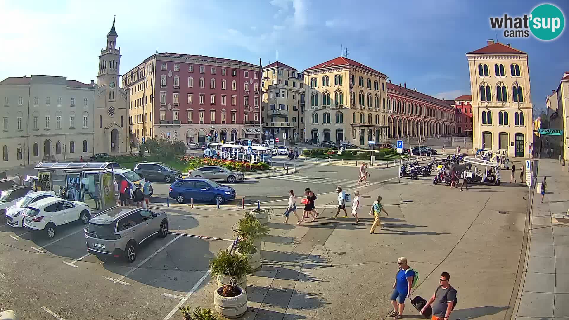Webcam Split Riva – Prokurative | Trg Republike