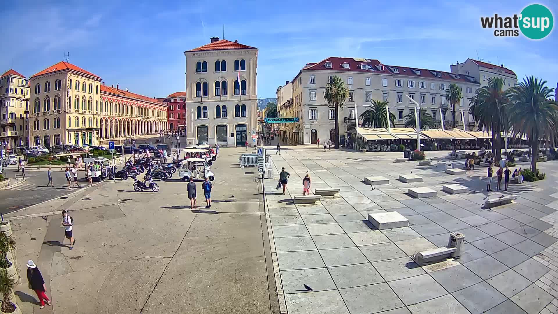 Webcam Split Riva – Prokurative | Trg Republike