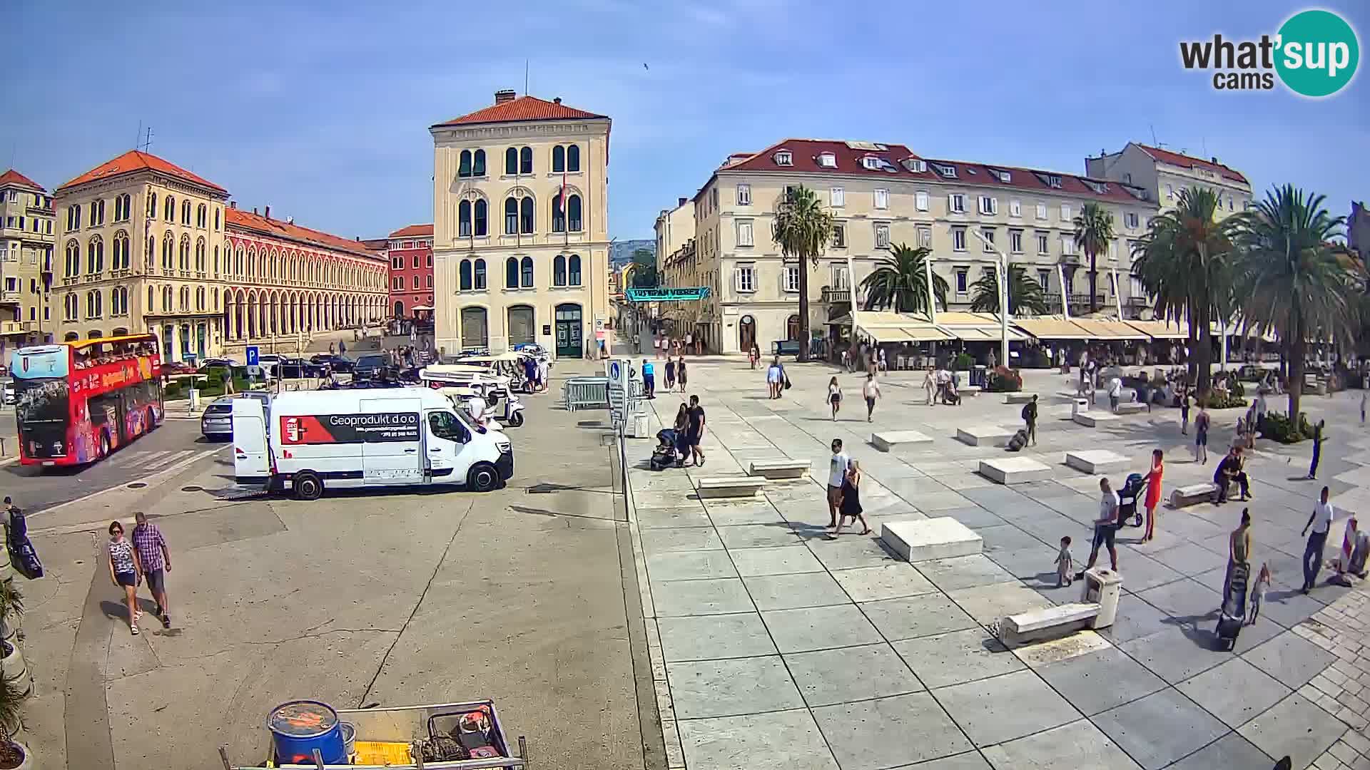 Split kamera Riva – Prokurative | Trg Republike