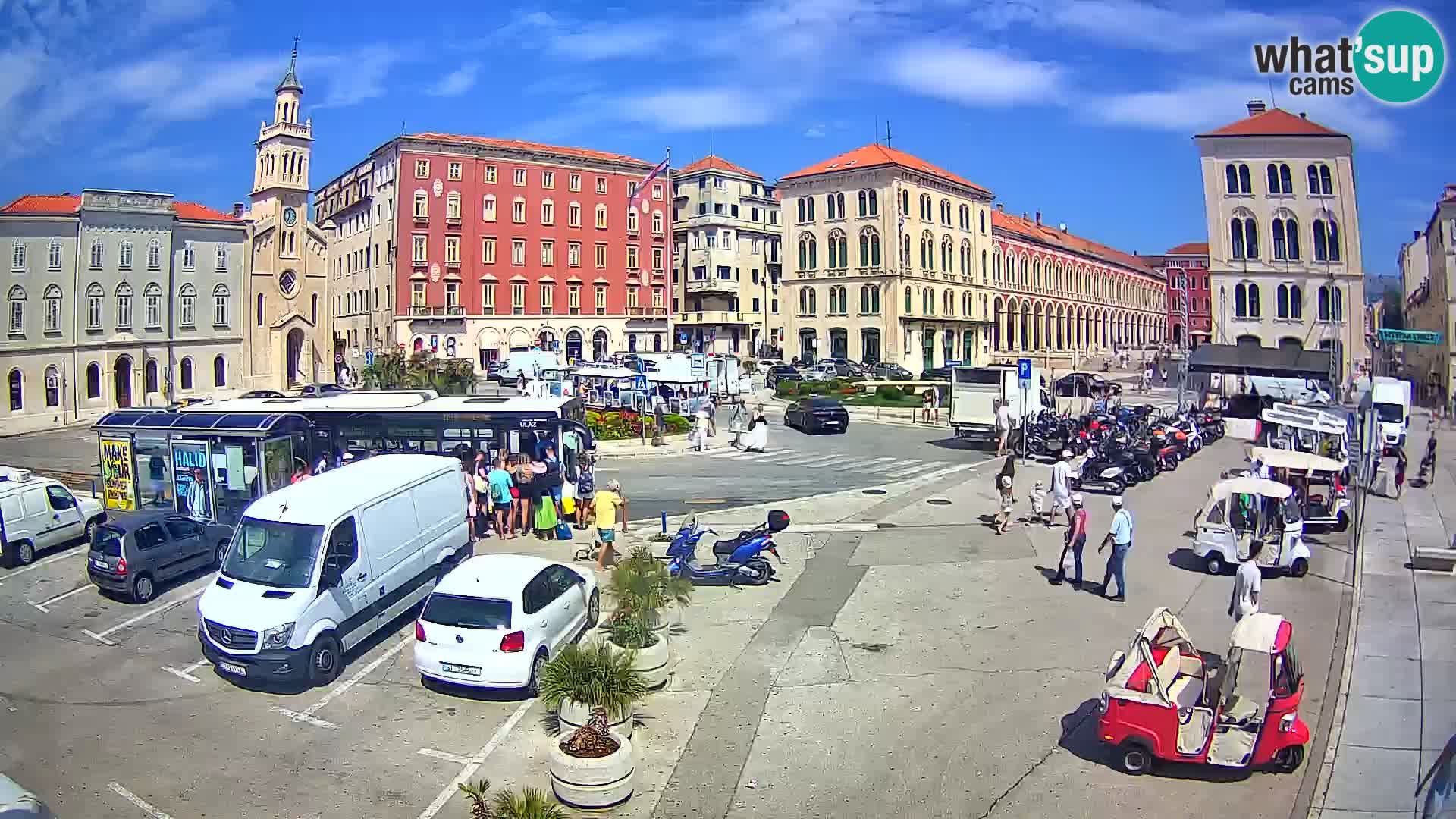 Webcam Split Riva – Prokurative | Trg Republike