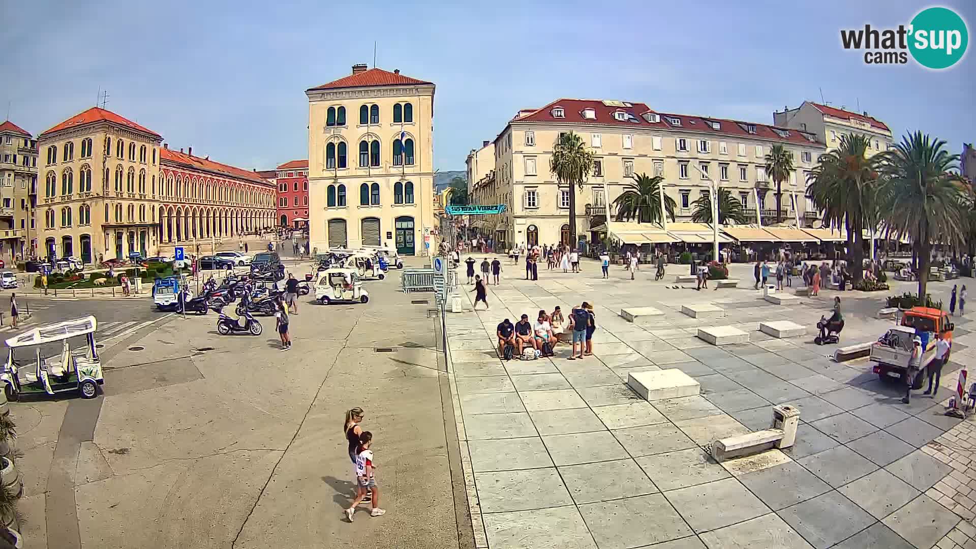 Webcam Split Riva – Prokurative | Trg Republike
