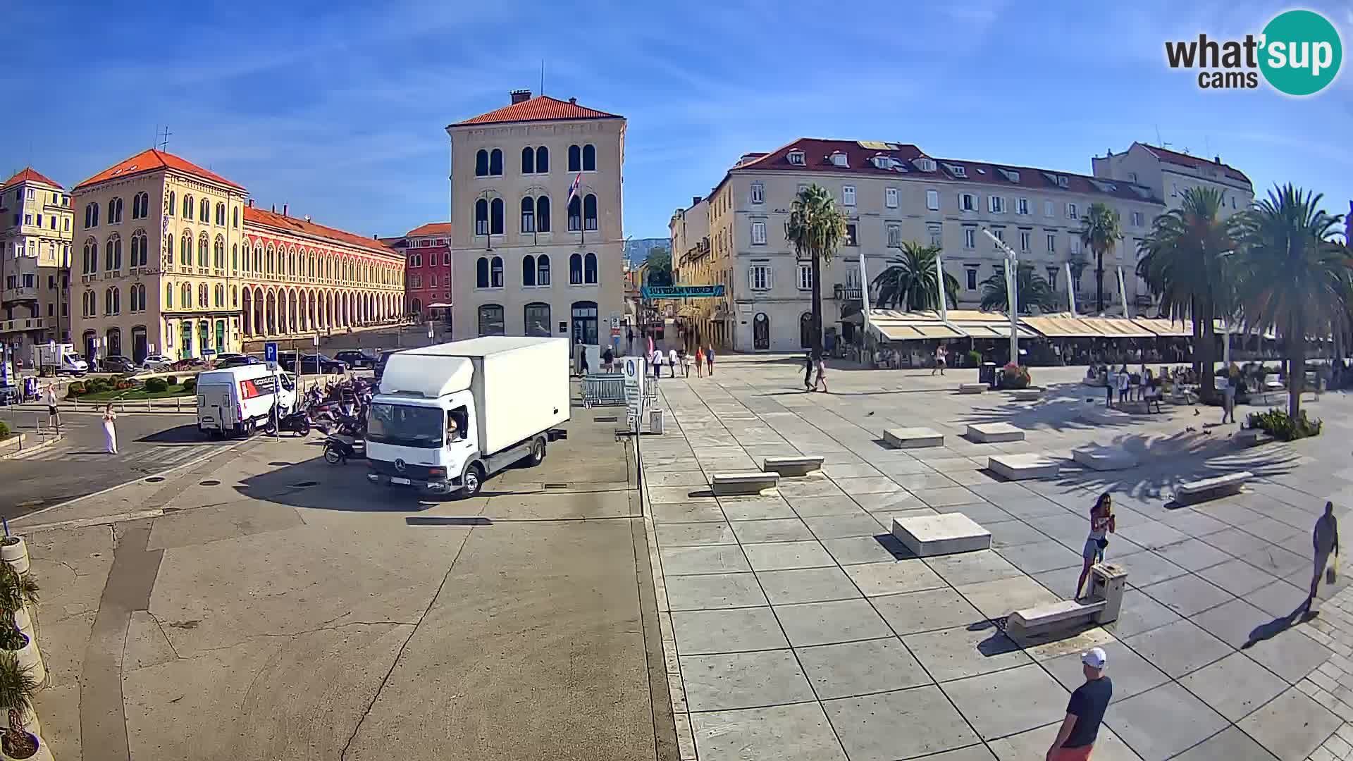 Webcam Split Riva – Prokurative | Trg Republike