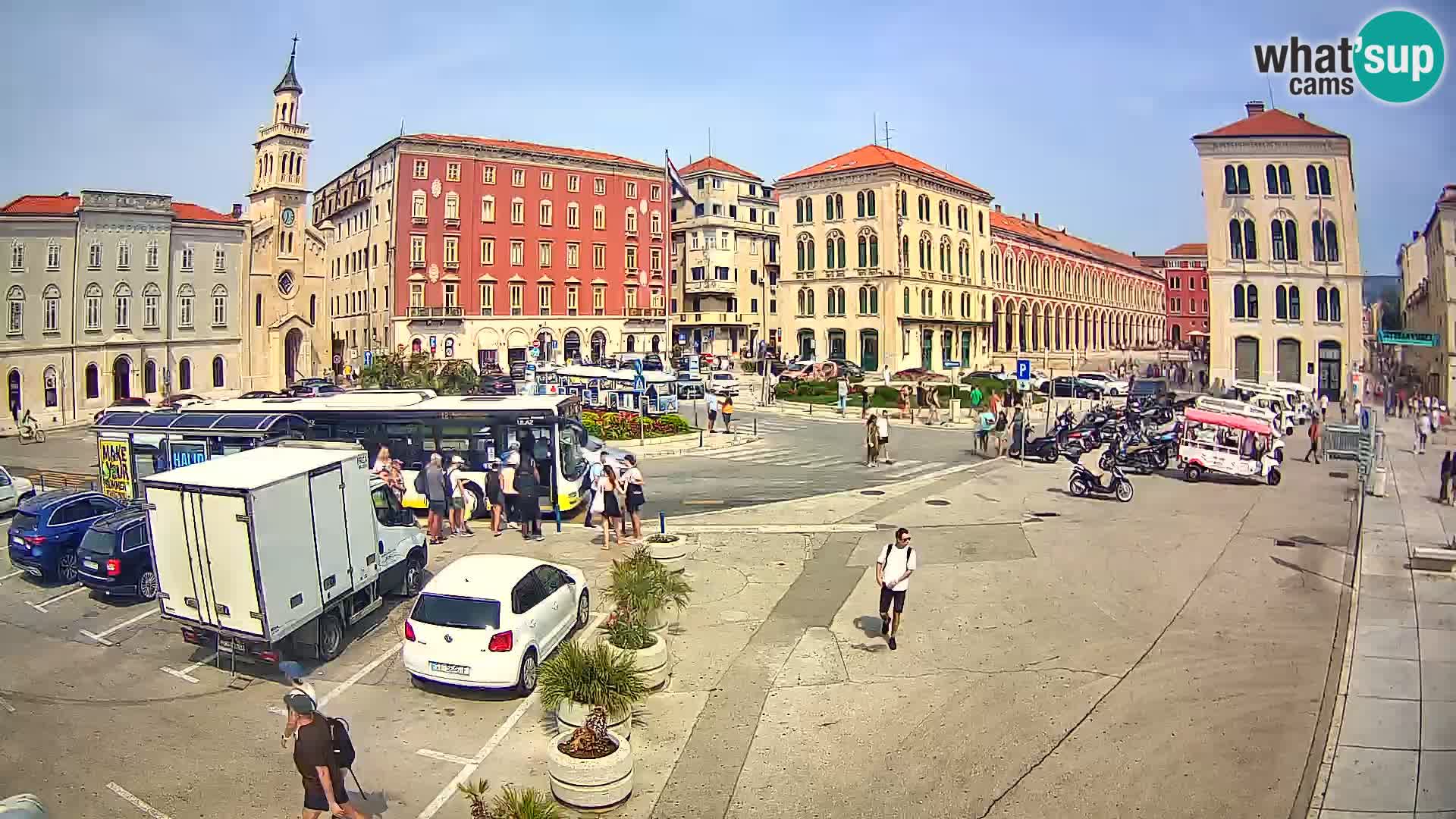 Webcam Spalato Riva – Prokurative | Piazza della Republika