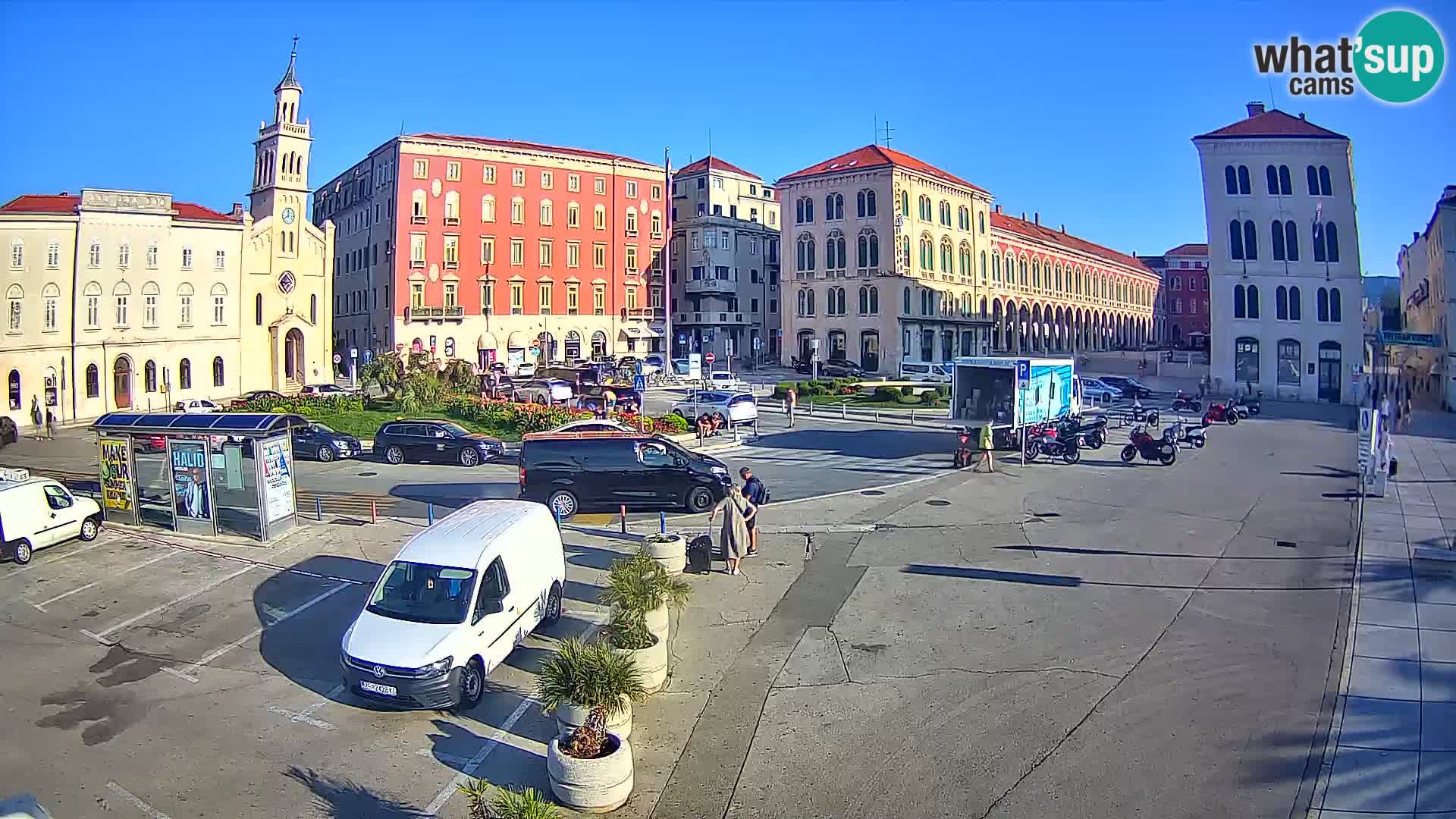 Webcam Split Riva – Prokurative | Trg Republike