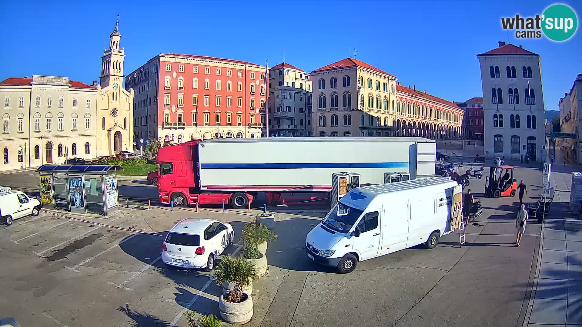 Webcam Split Riva – Prokurative | Plaza de la República