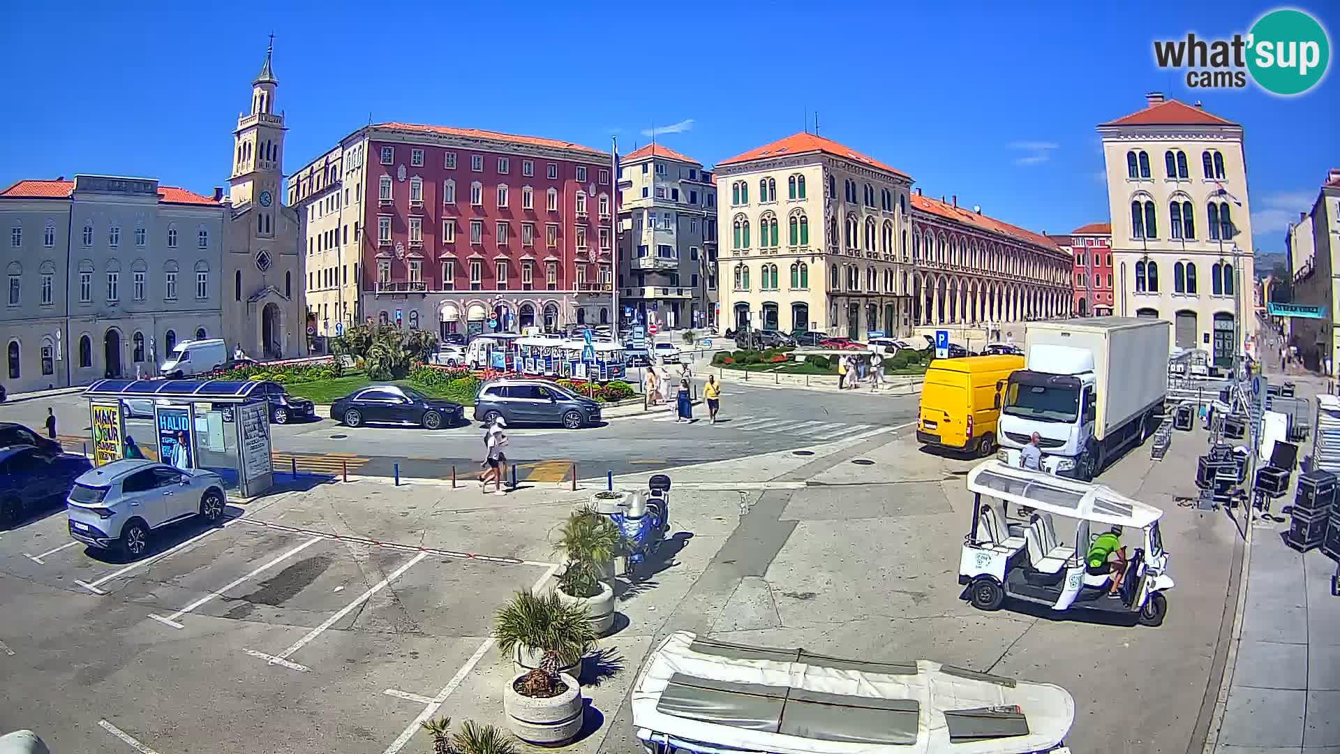 Live kamera Split Riva – Prokurative | Trg Republike