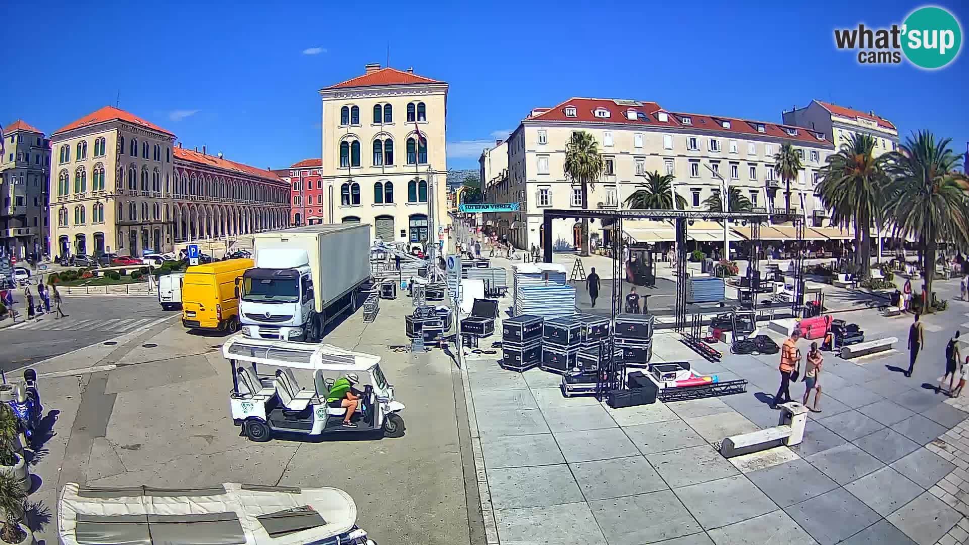 Live kamera Split Riva – Prokurative | Trg Republike