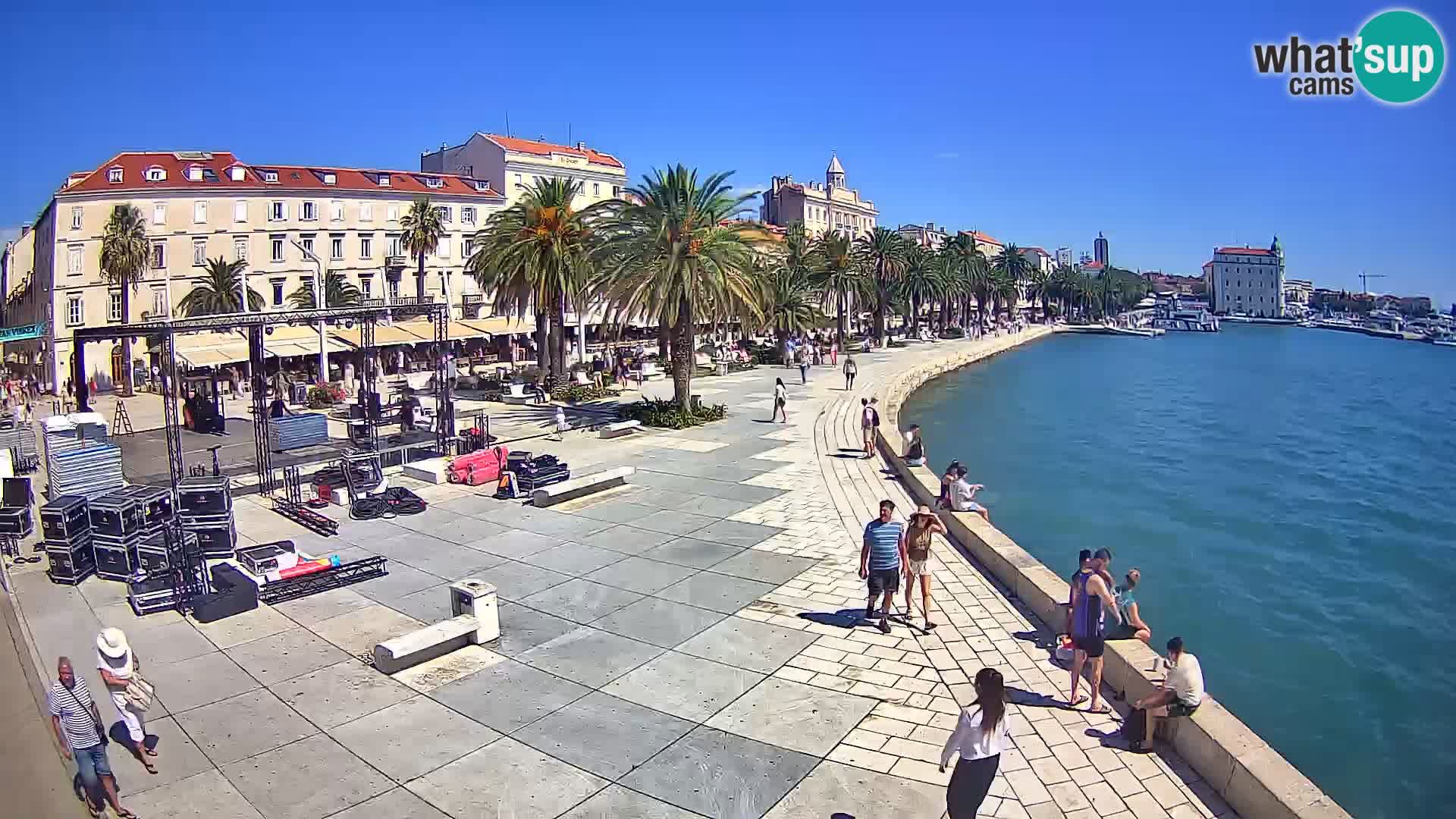 Live kamera Split Riva – Prokurative | Trg Republike