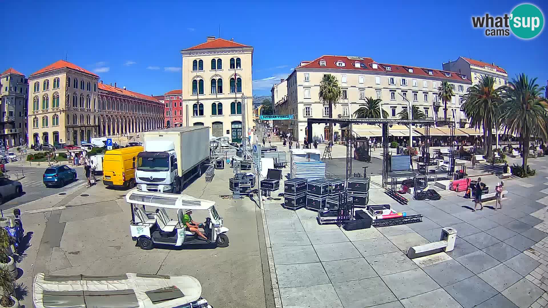 Webcam Split Riva – Prokurative | Plaza de la República