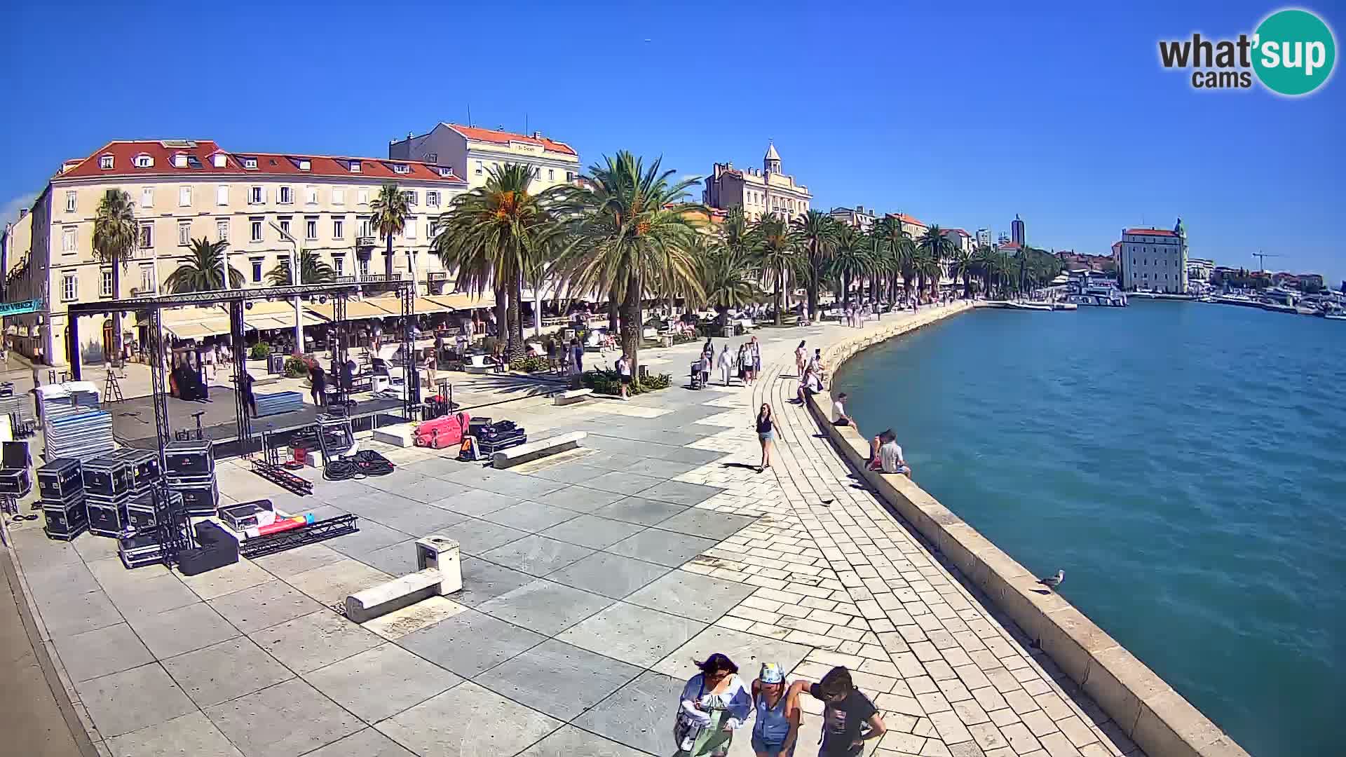 Webcam Split Riva – Prokurative | Trg Republike