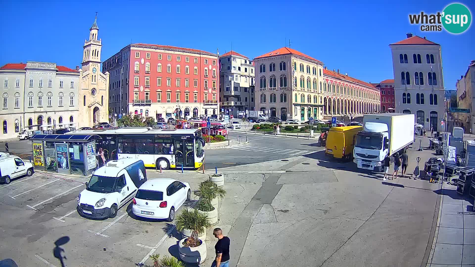 Webcam Split Riva – Prokurative | Trg Republike