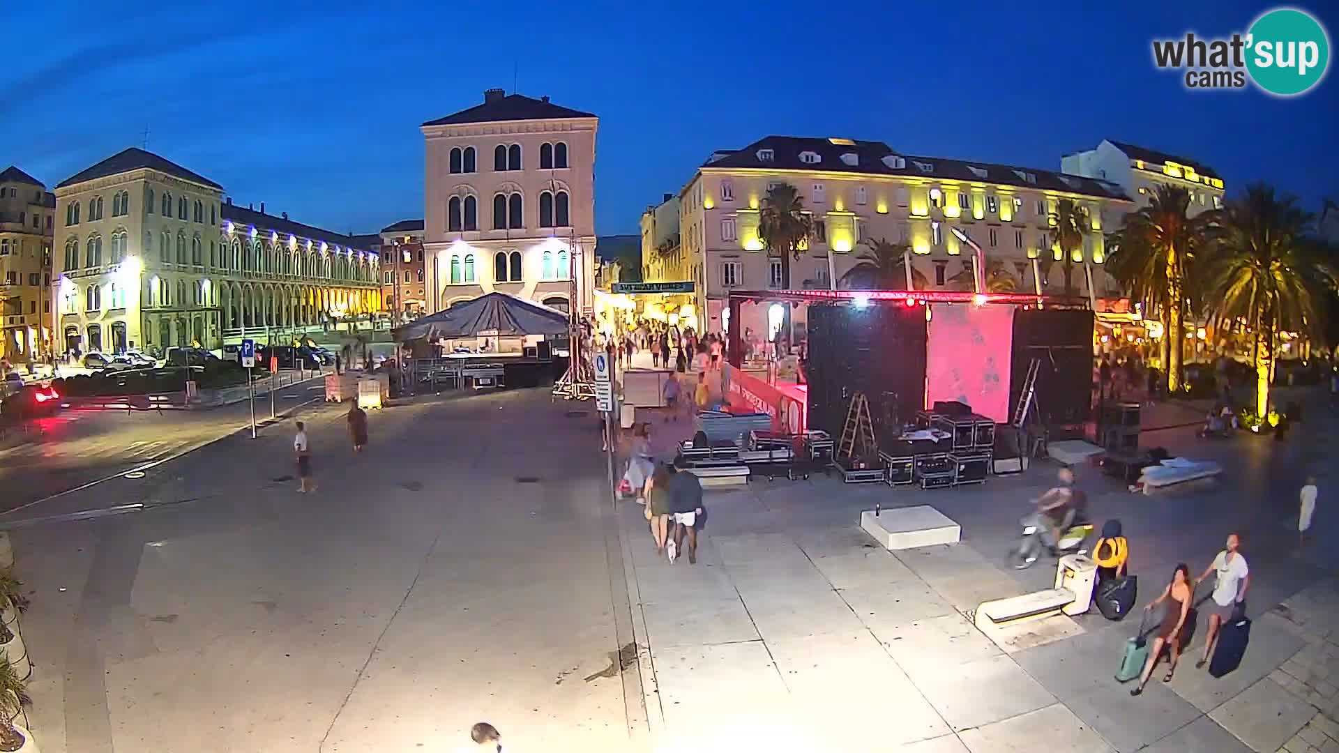 Webcam Split Riva – Prokurative | Trg Republike