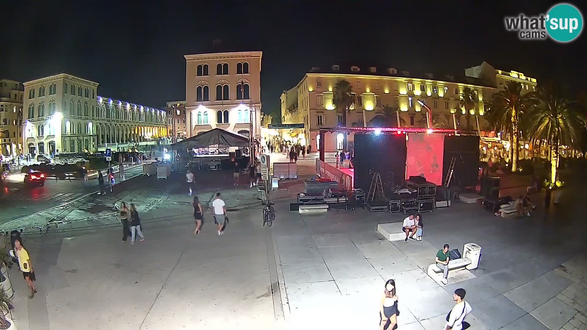 Webcam Split Riva – Prokurative | Trg Republike