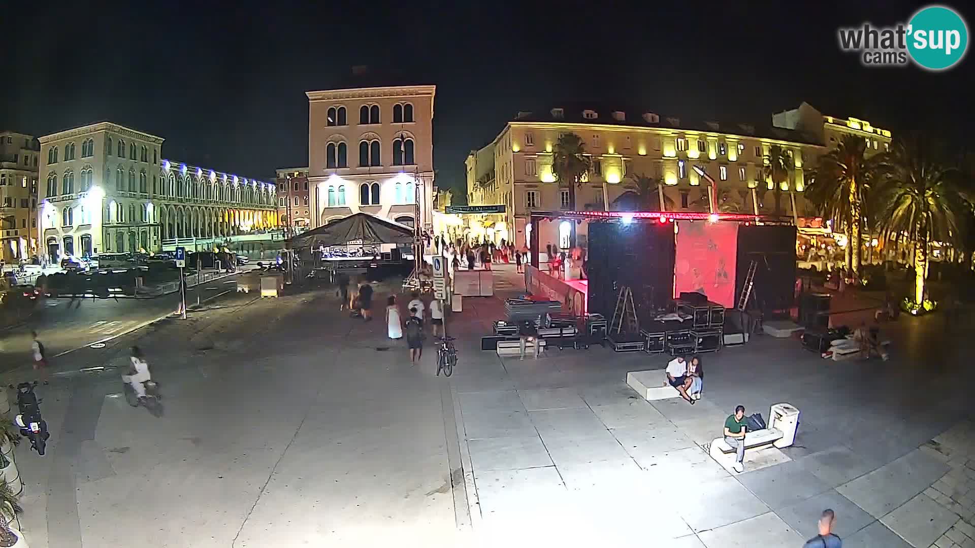Webcam Split Riva – Prokurative | Trg Republike