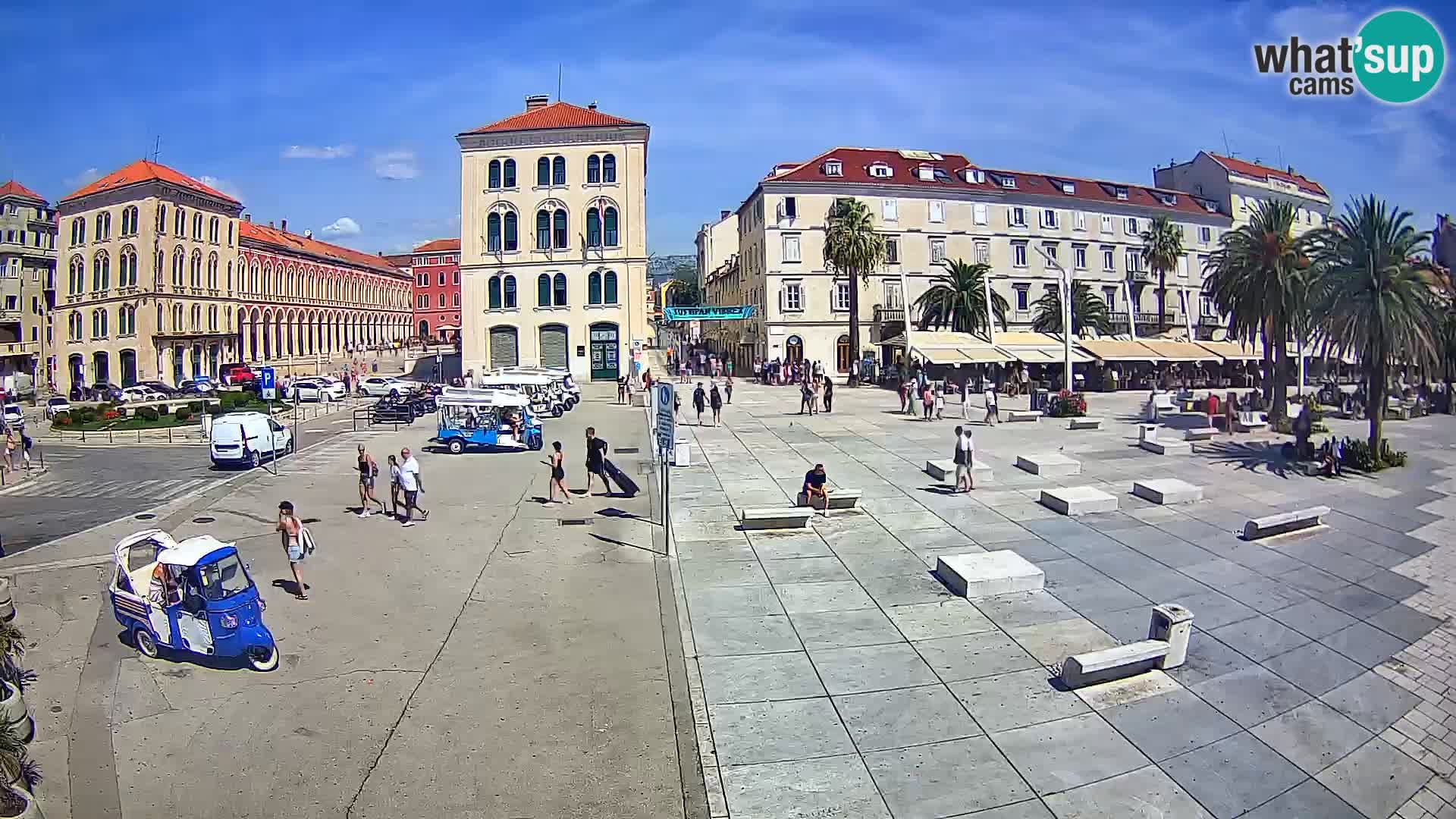Webcam Split Riva – Prokurative | Trg Republike