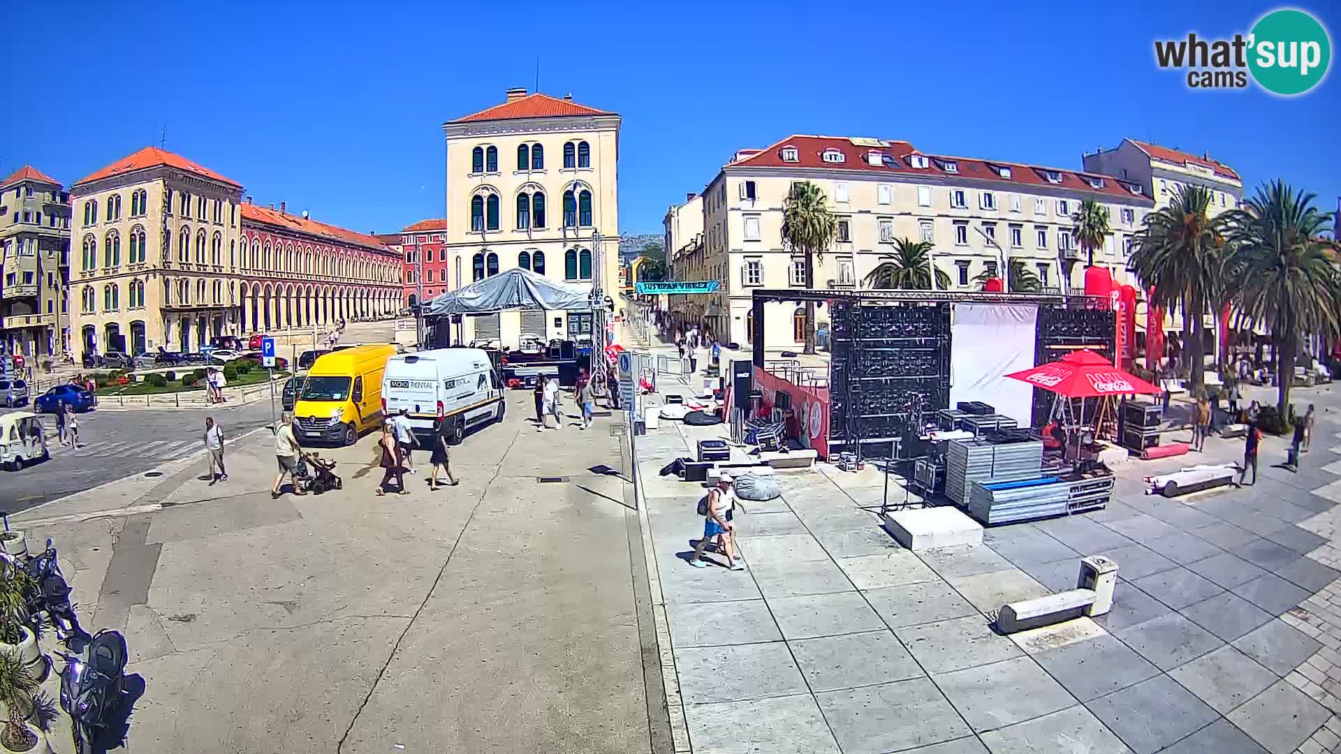 Live kamera Split Riva – Prokurative | Trg Republike