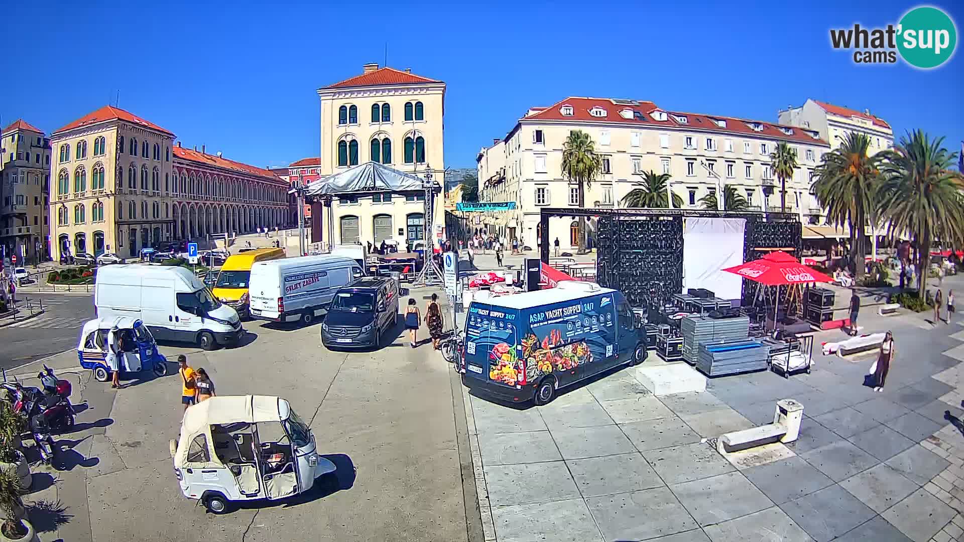 Webcam Split Riva – Prokurative | Plaza de la República