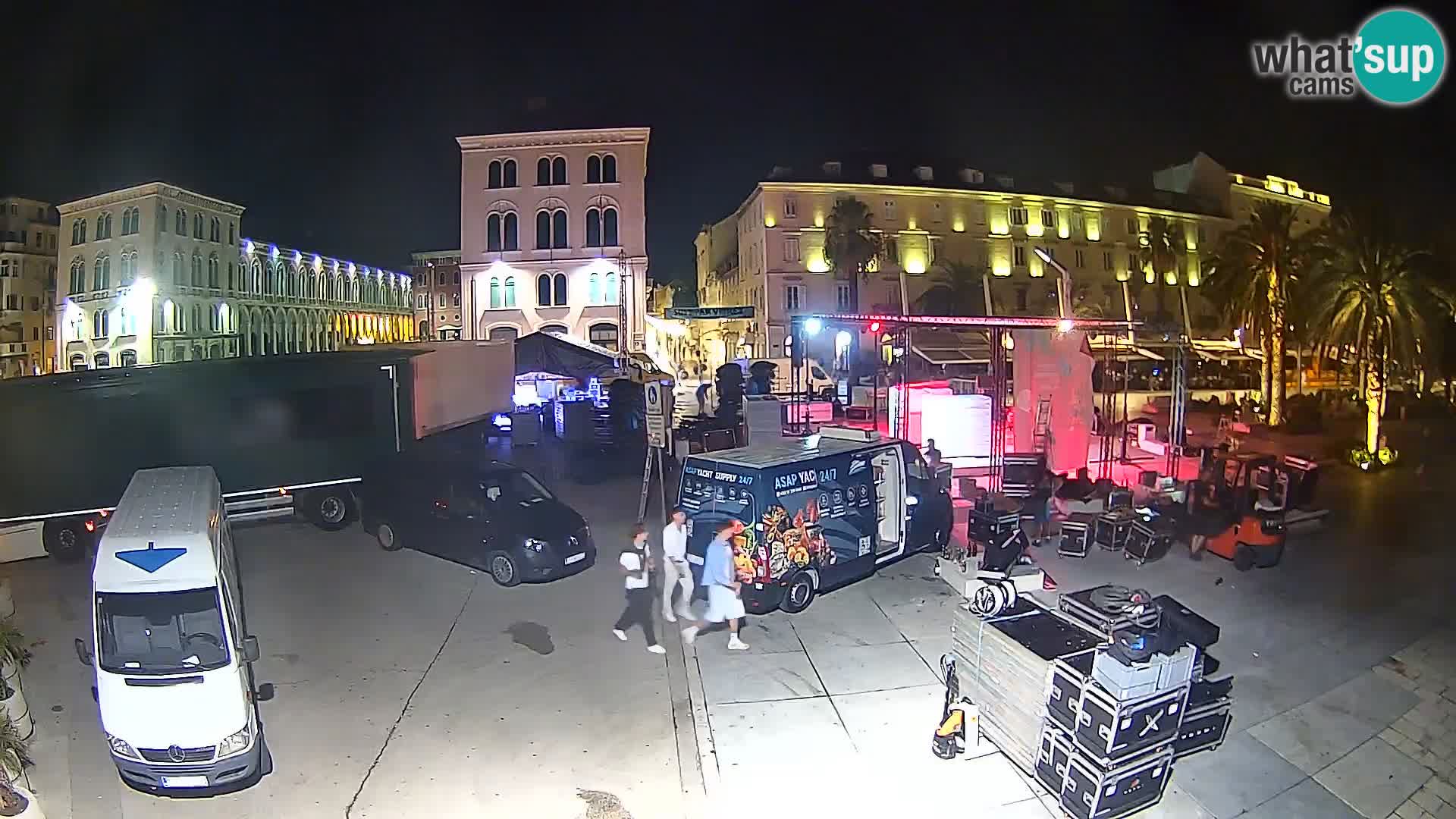 Webcam Split Riva – Prokurative | Trg Republike