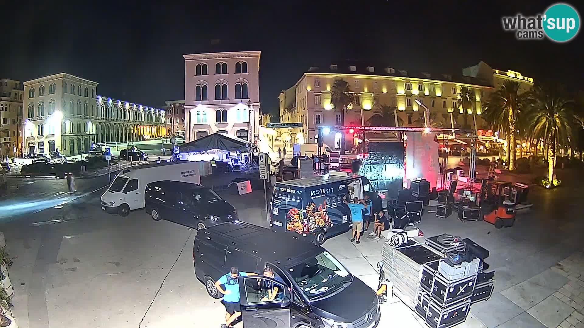 Webcam Split Riva – Prokurative | Trg Republike