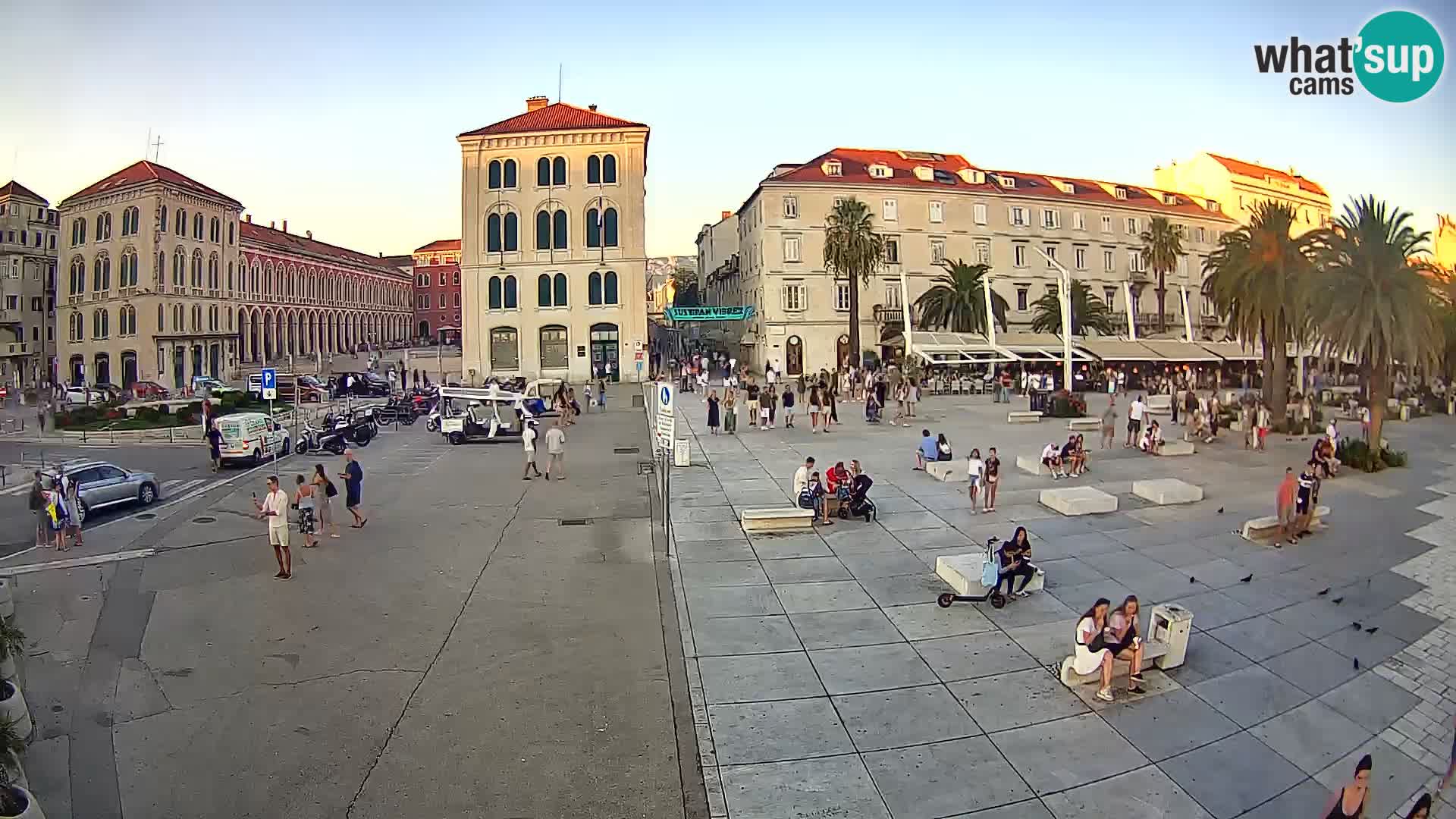 Webcam Spalato Riva – Prokurative | Piazza della Republika