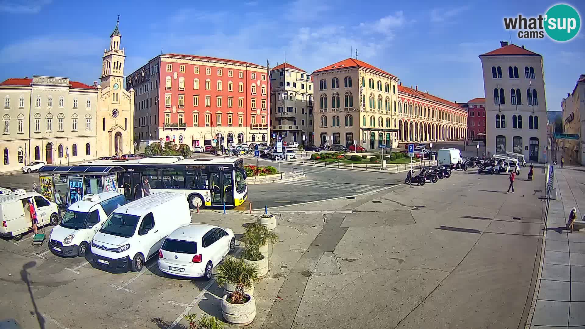 Webcam Split Riva – Prokurative | Trg Republike