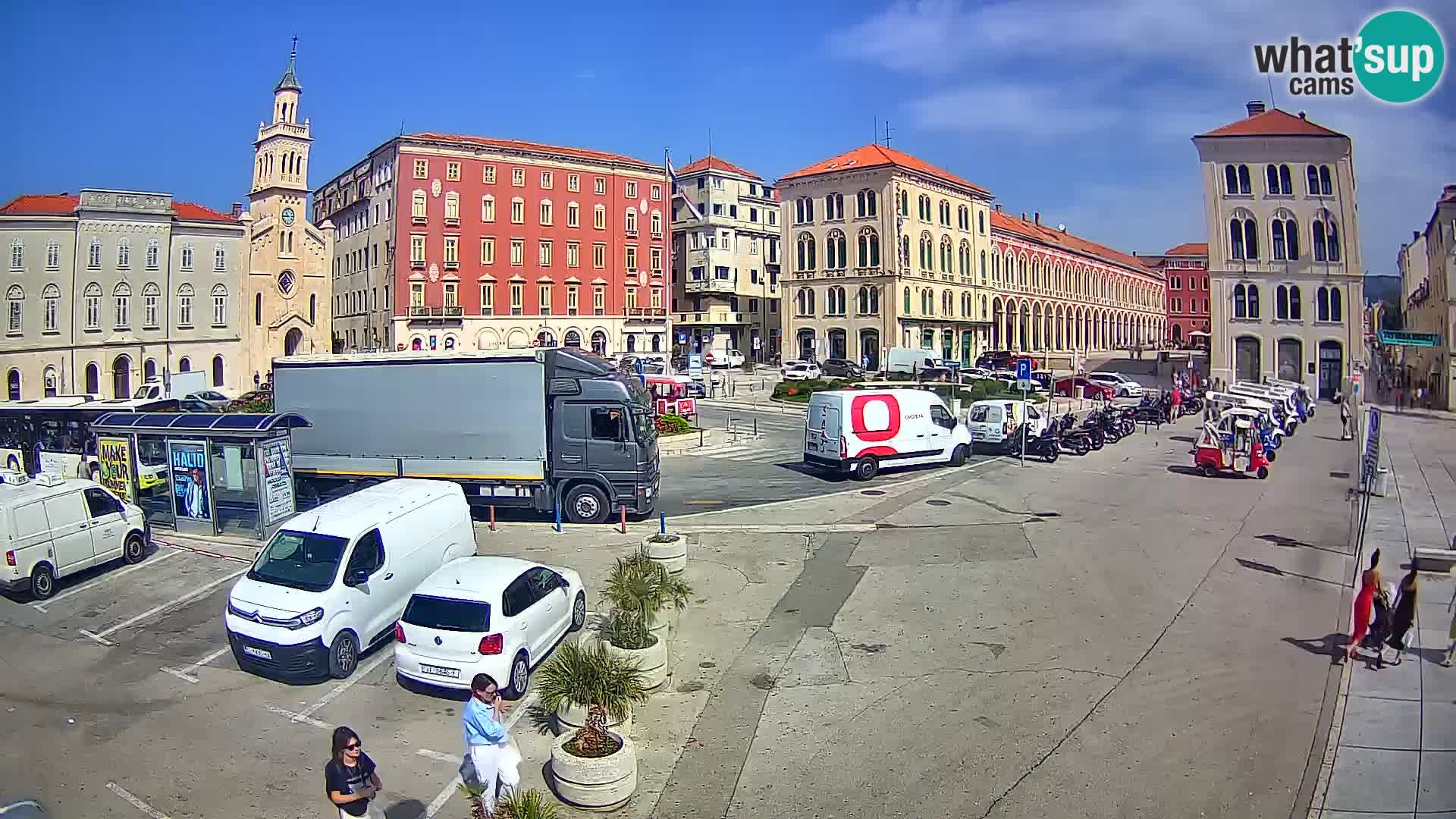 Webcam Split Riva – Prokurative | Trg Republike