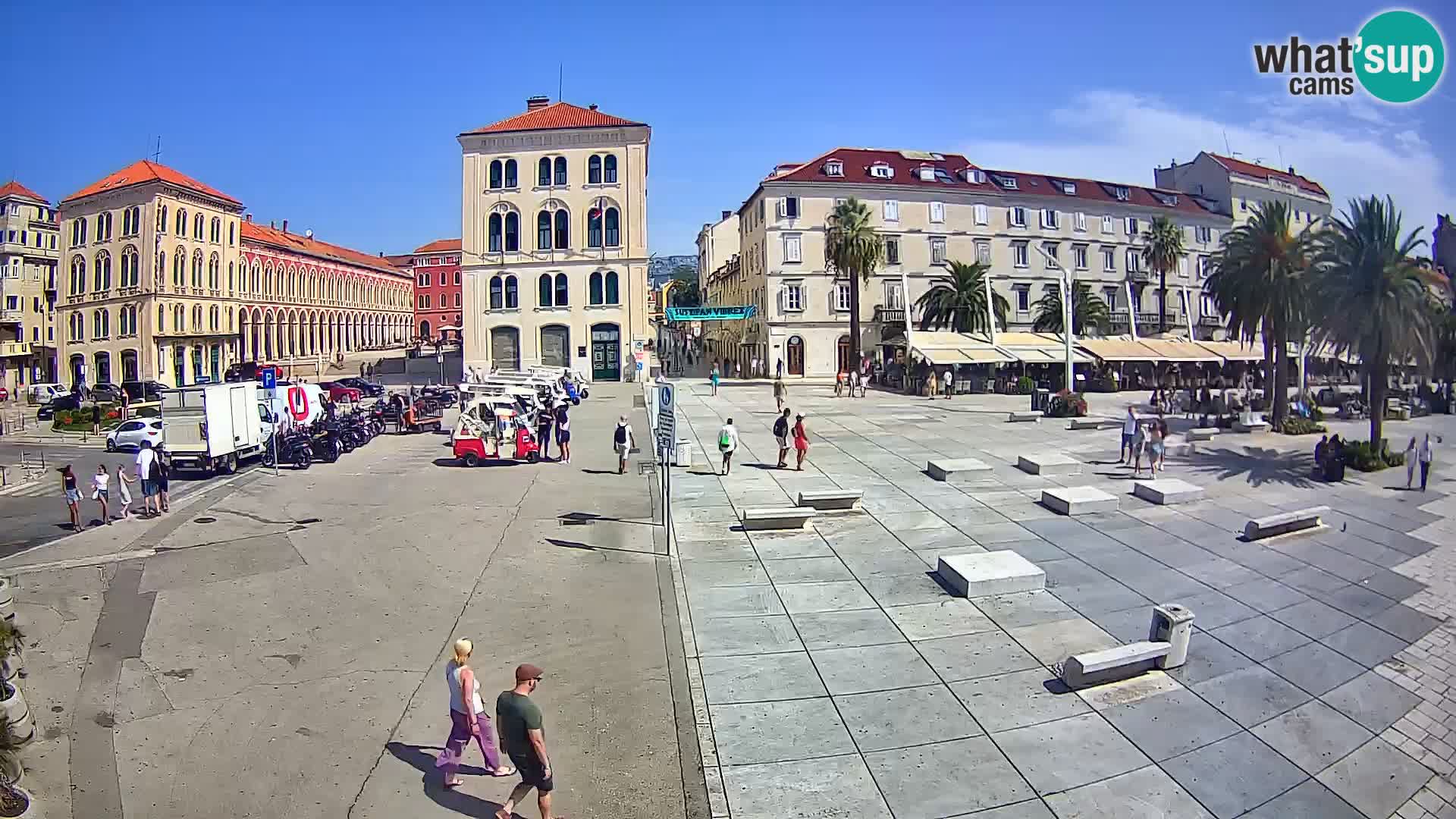 Webcam Split Riva – Prokurative | Trg Republike