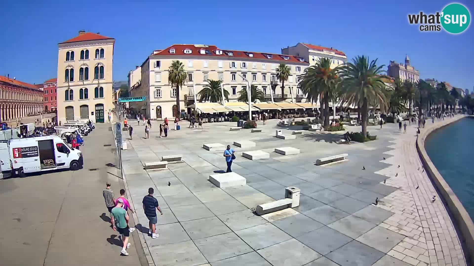 Webcam Split Riva – Prokurative | Trg Republike