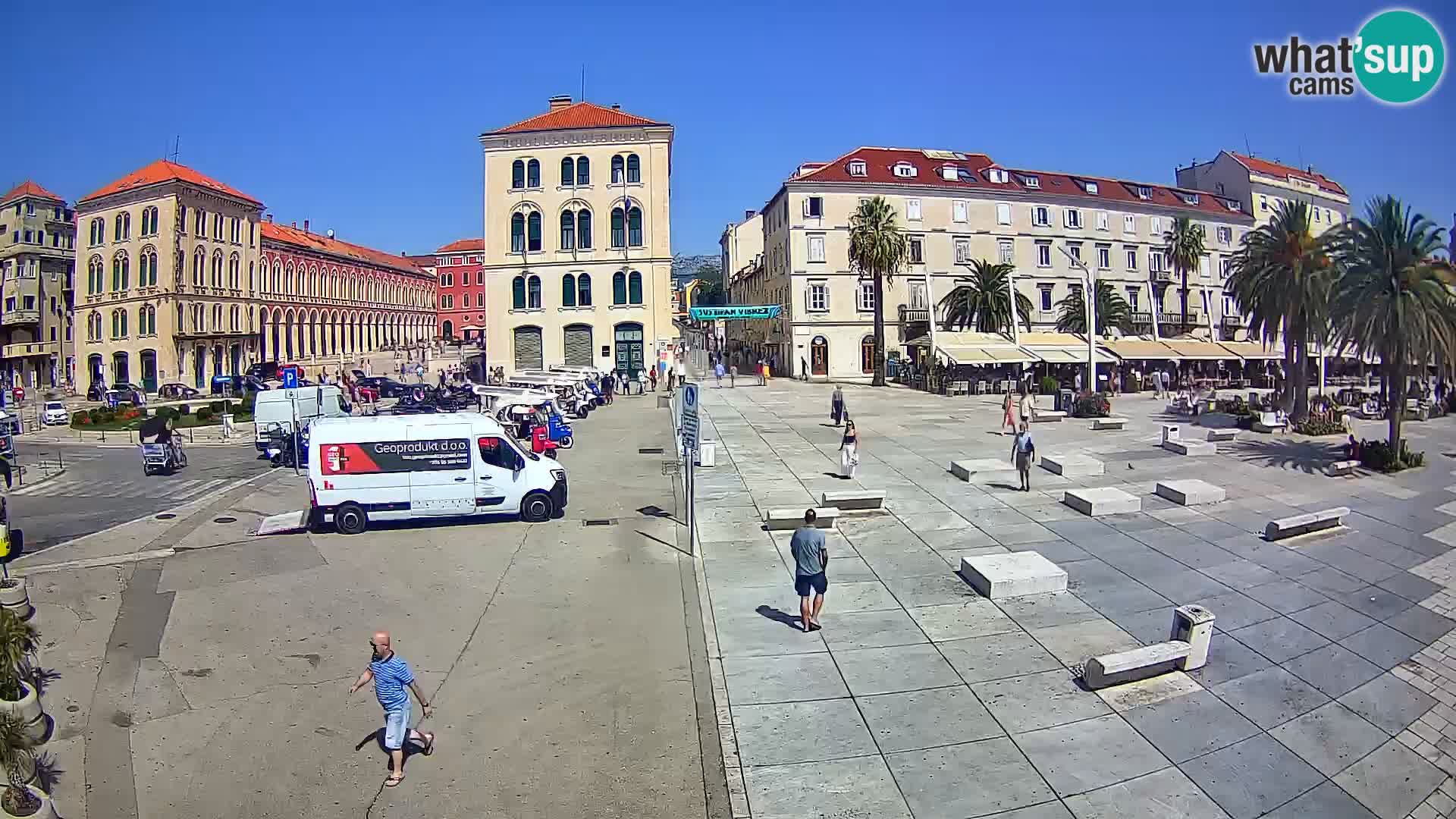 Webcam Split Riva – Prokurative | Trg Republike