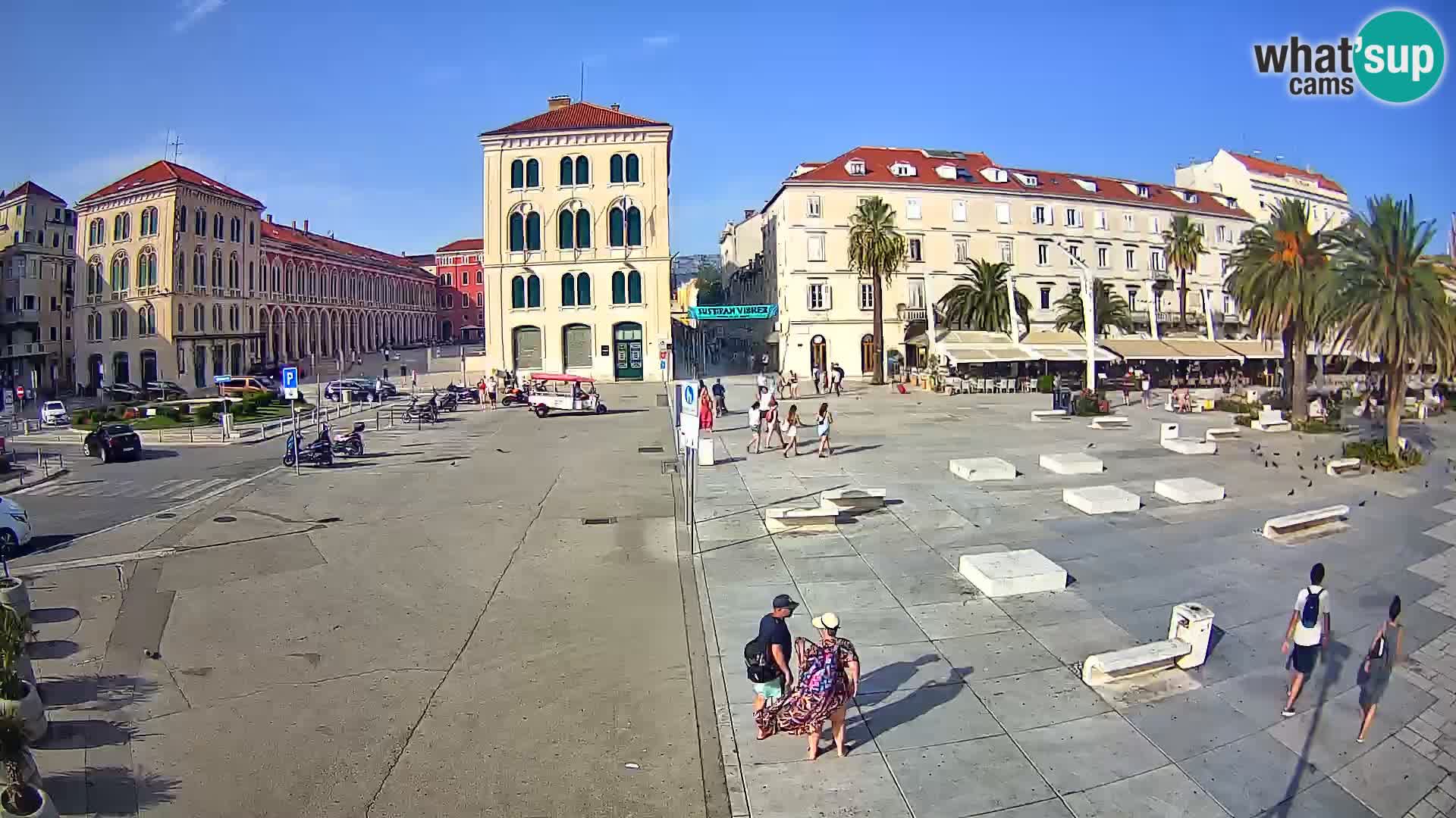 Webcam Spalato Riva – Prokurative | Piazza della Republika