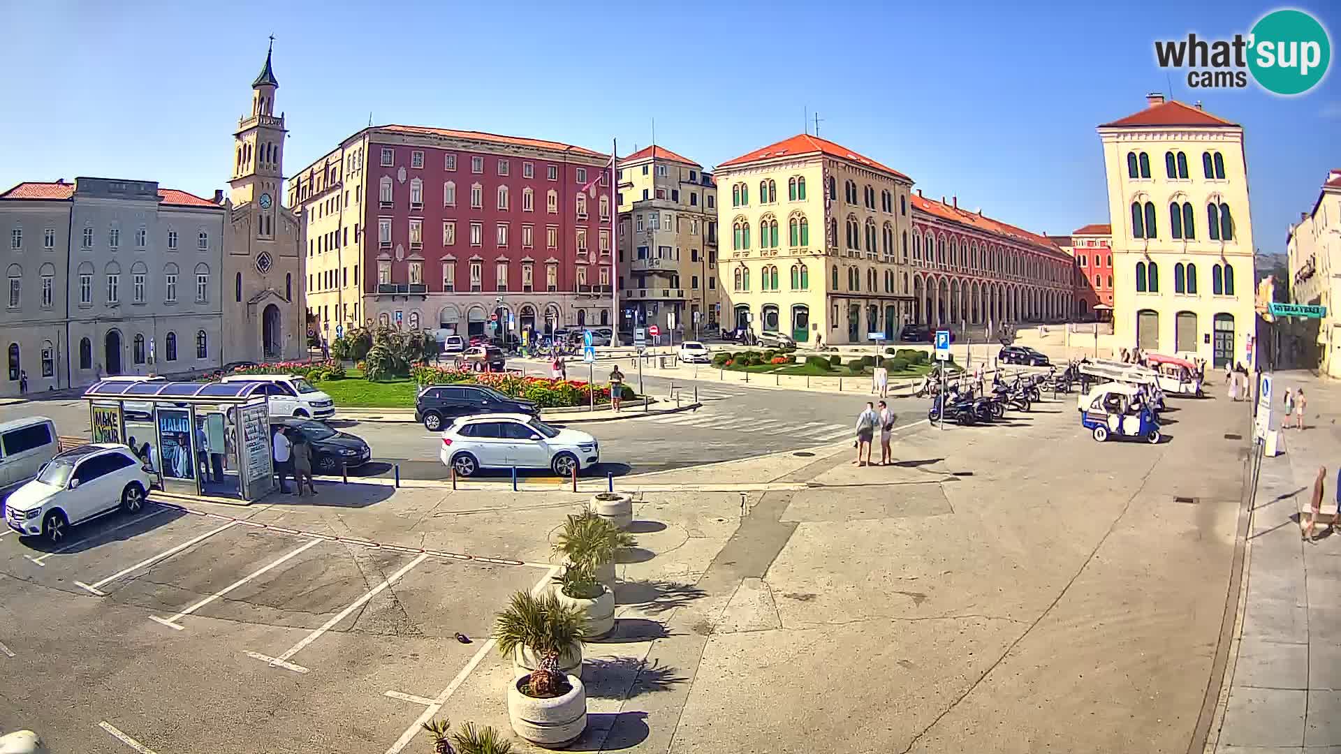 Webcam Split Riva – Prokurative | Trg Republike