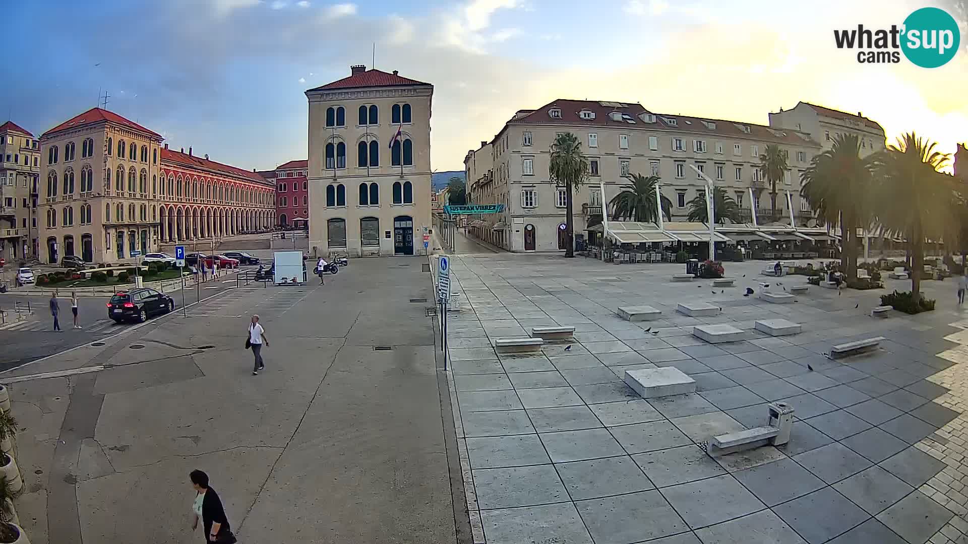Webcam Split Riva – Prokurative | Trg Republike